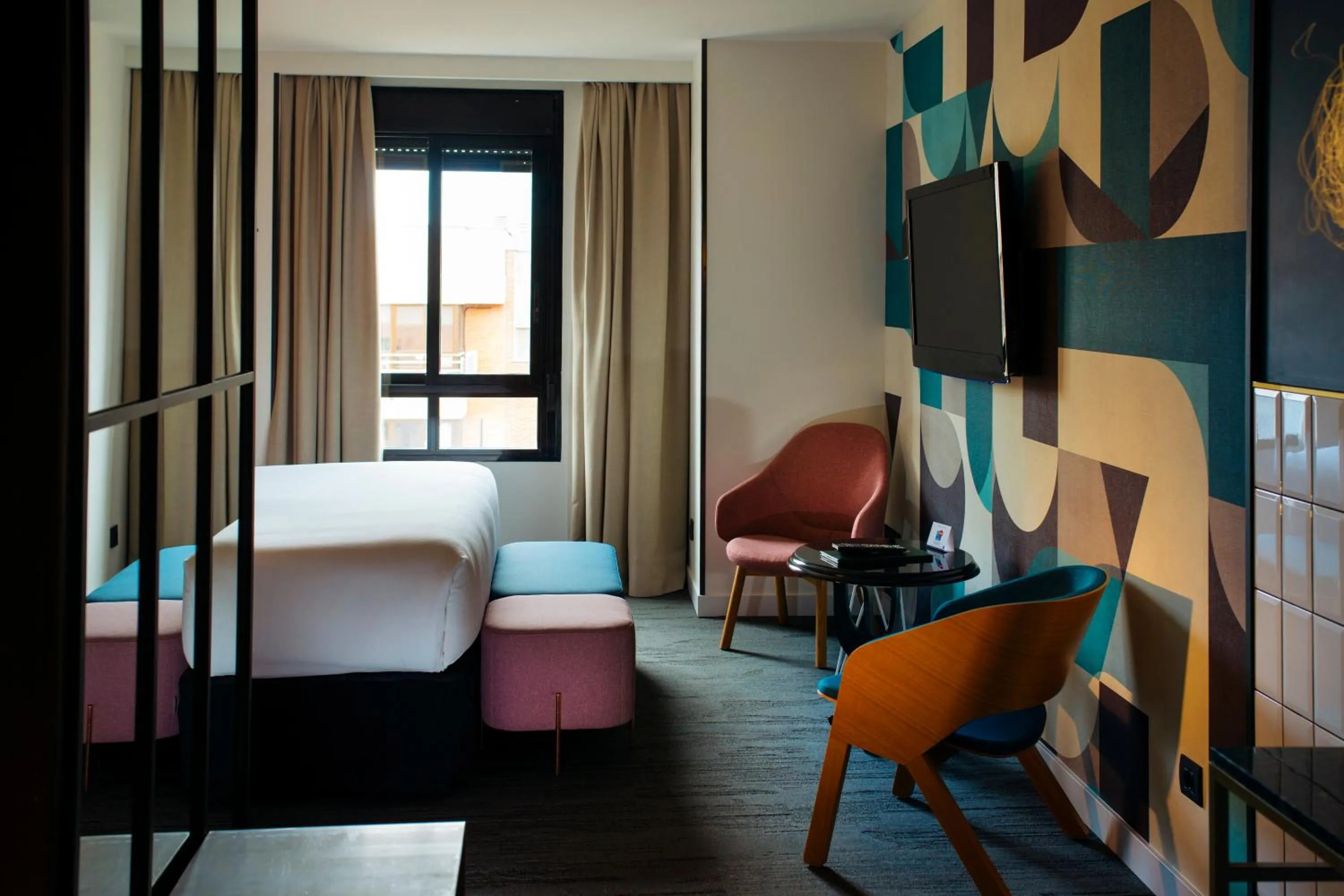 Bed in Hotel Mirador de Chamartín