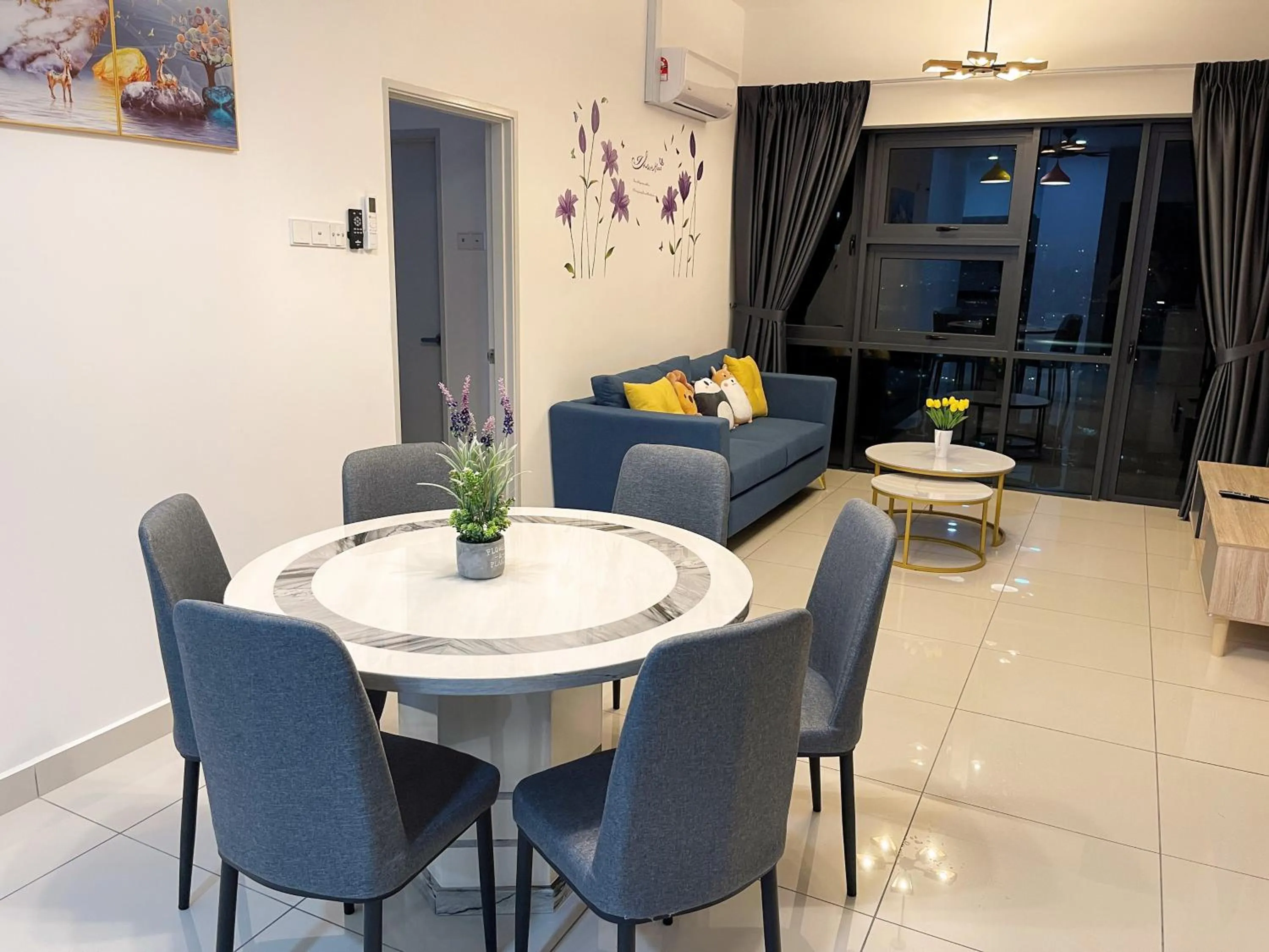 Living room in Pacific Tower Petaling Jaya Near Jaya One, University Malaya, Columbia Hospital By My Homez