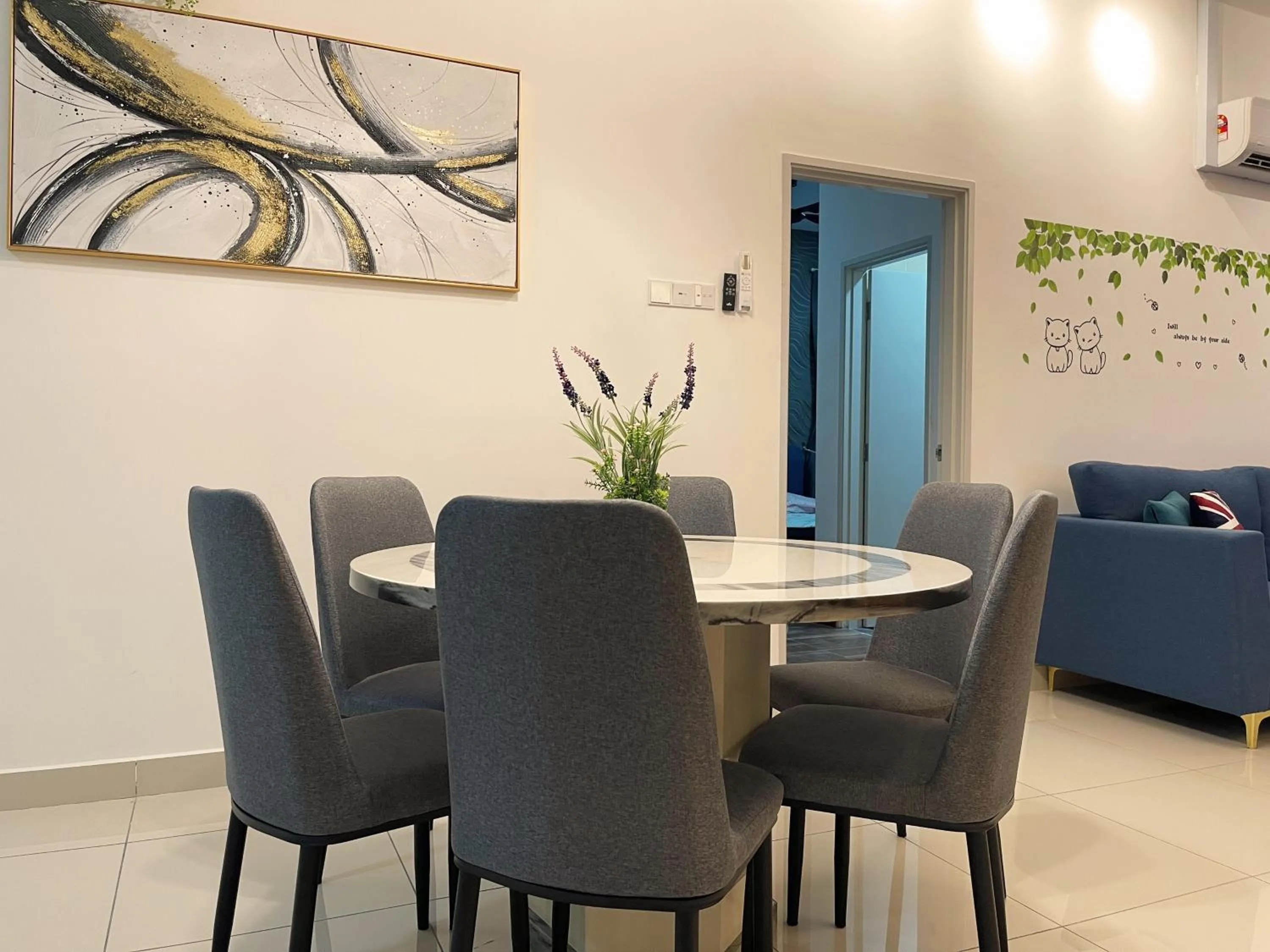 Living room in Pacific Tower Petaling Jaya Near Jaya One, University Malaya, Columbia Hospital By My Homez