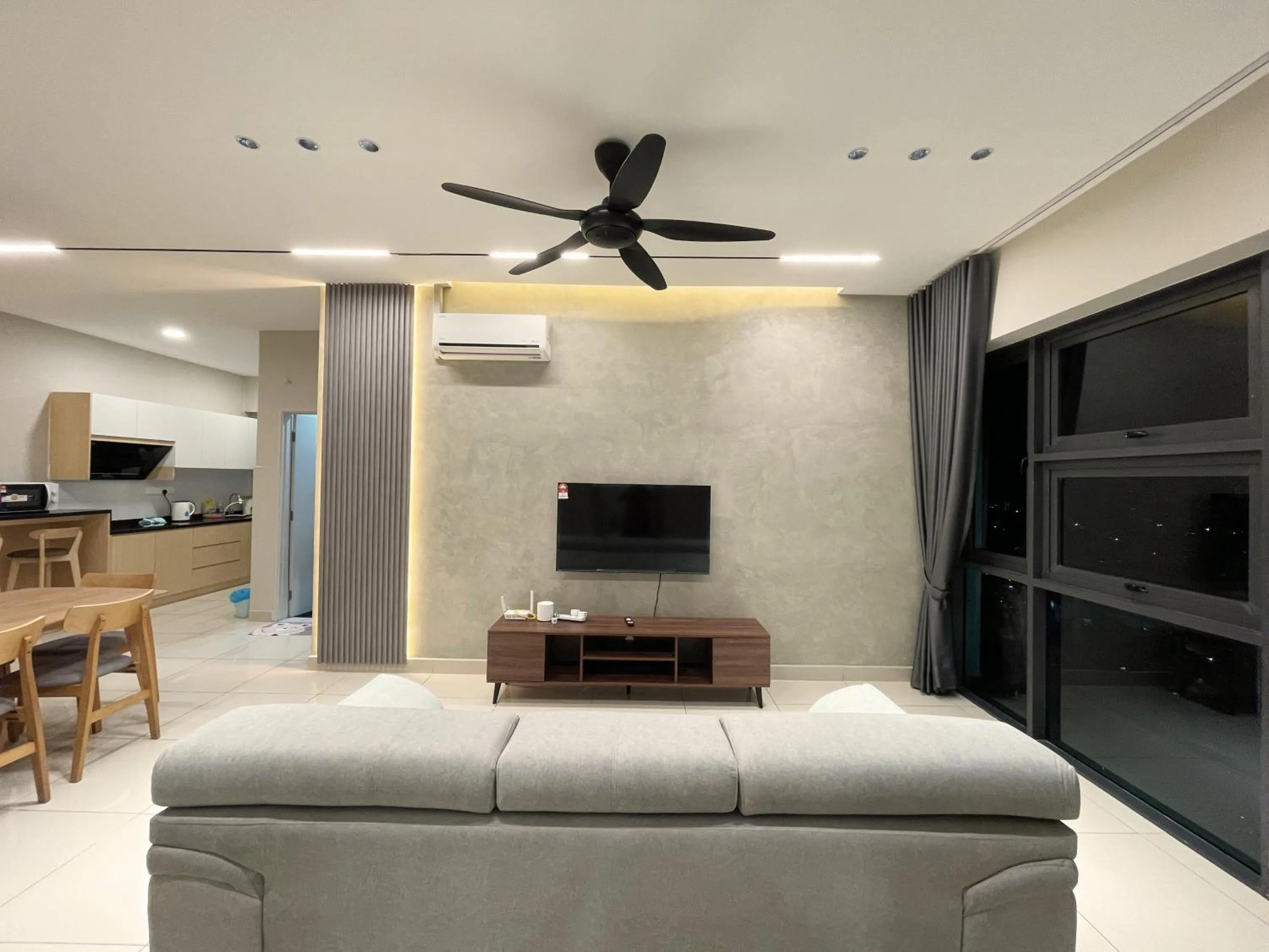 Communal lounge/ TV room in Pacific Tower Petaling Jaya Near Jaya One, University Malaya, Columbia Hospital By My Homez