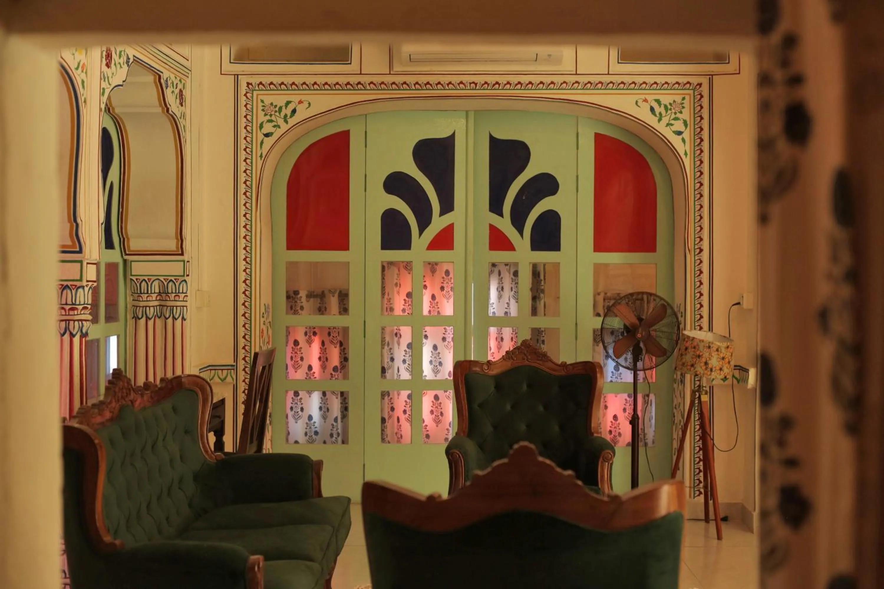 Seating area in KothiPushkar