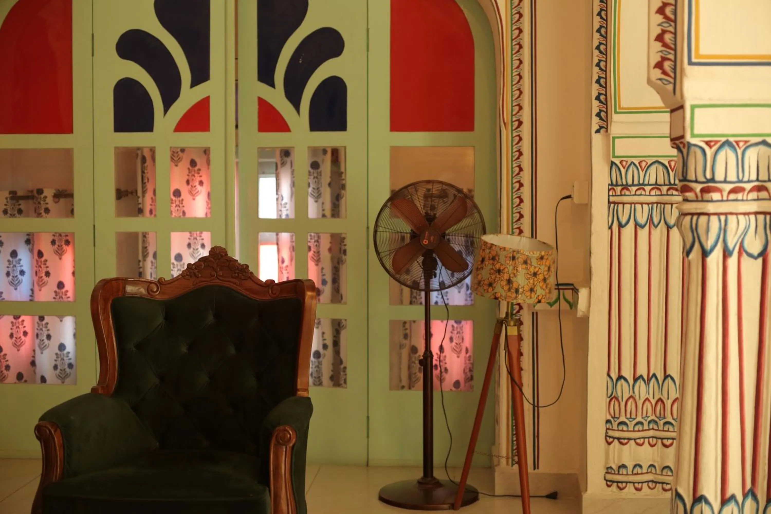 Seating area in KothiPushkar