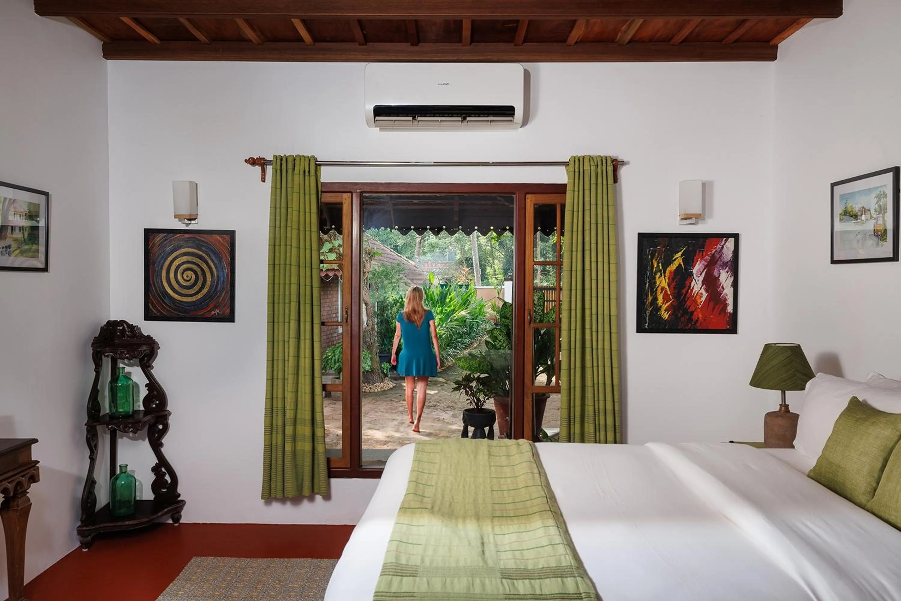 Bed in BluSalzz Villa - Muhamma, Alleppey - Kerala