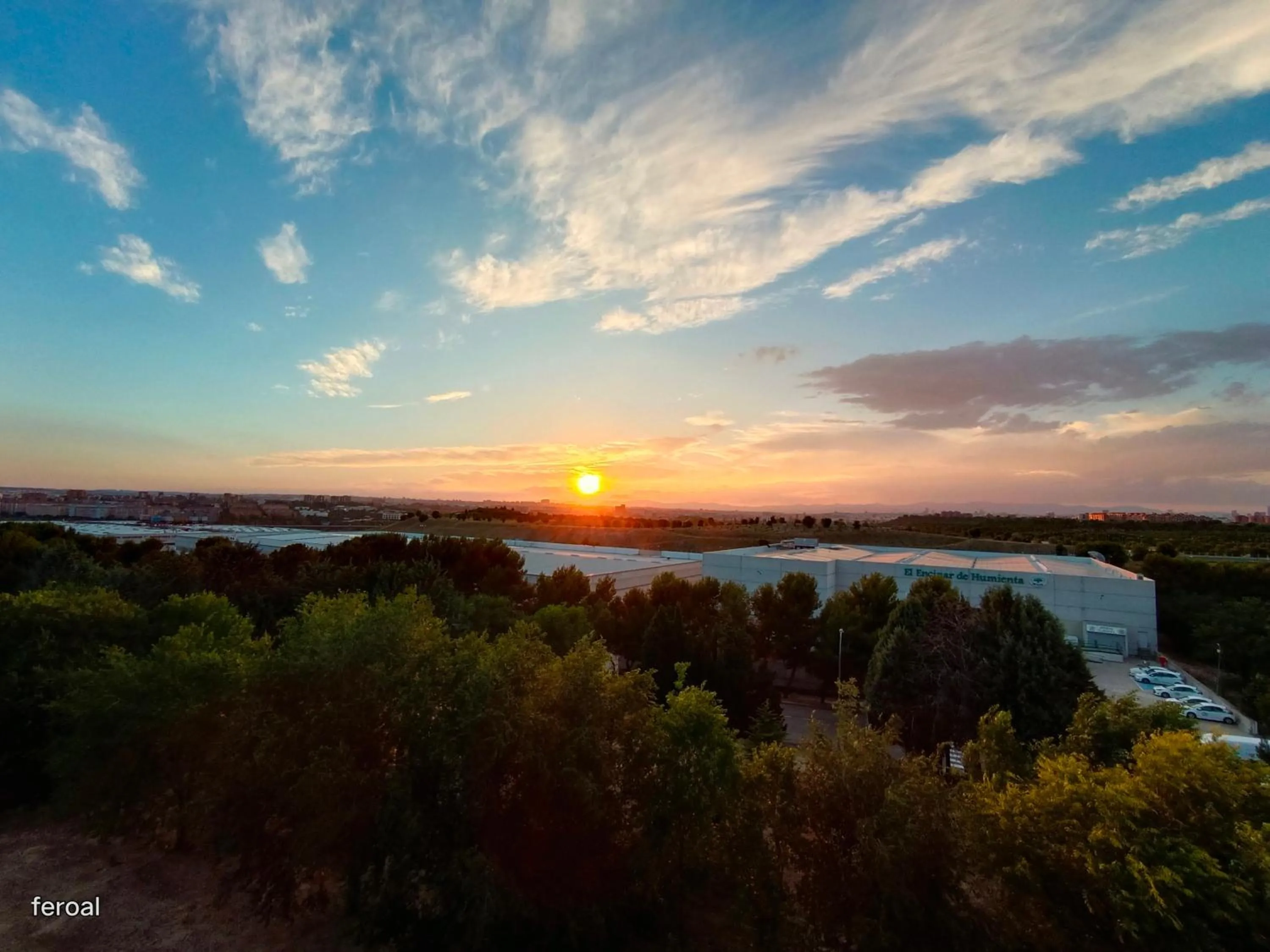 Sunset in Hotel Mercader