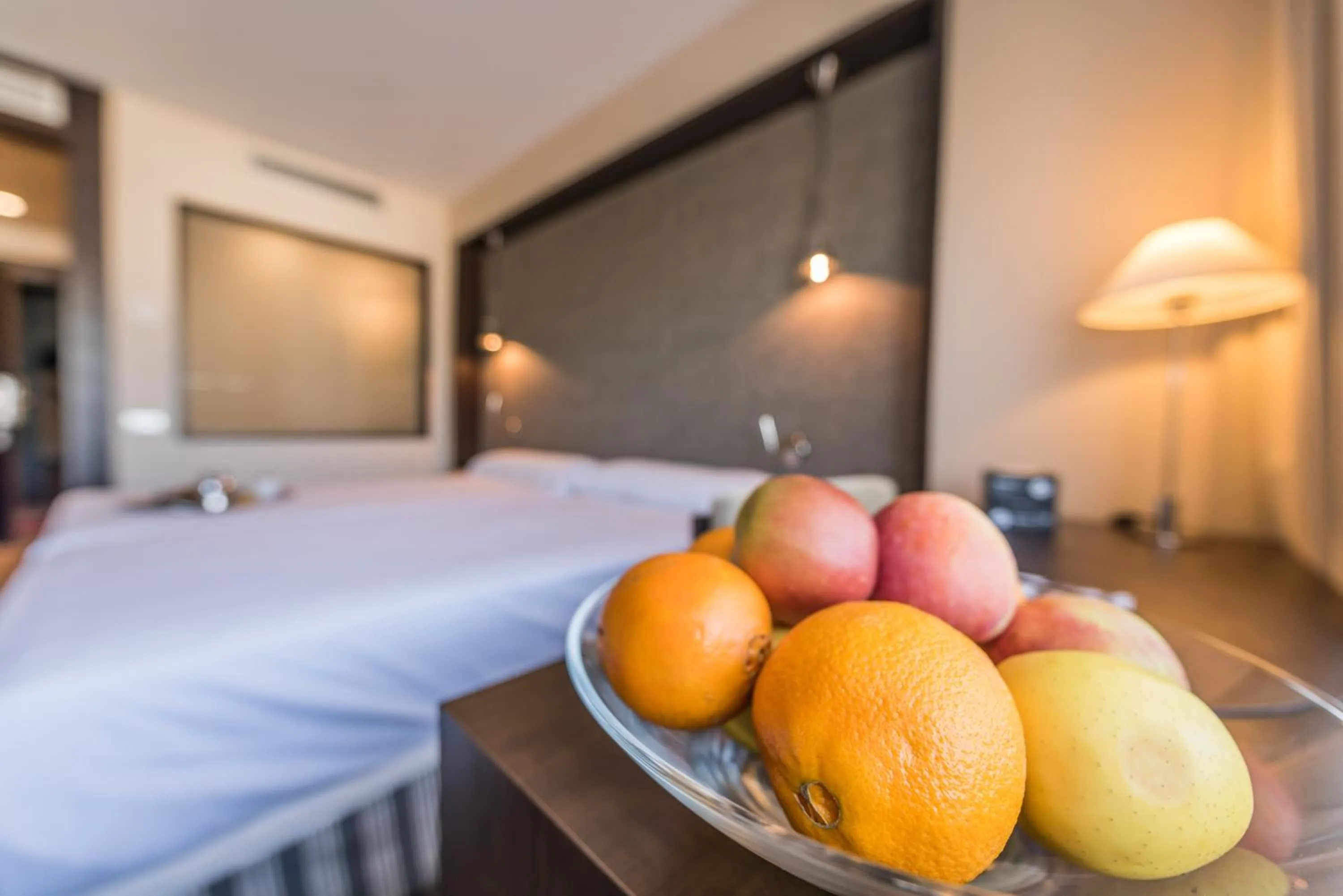 Decorative detail, Bed in Hotel Mercader