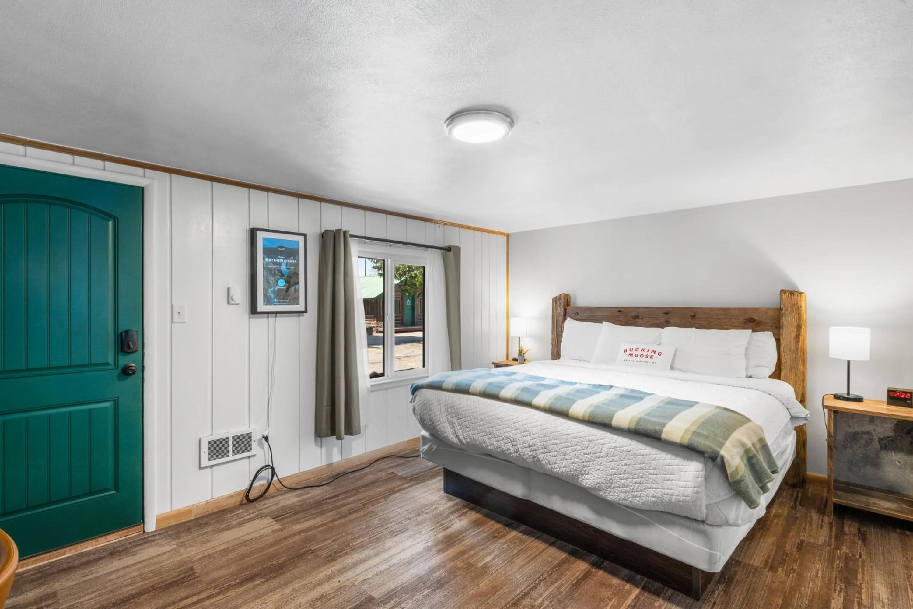 Bed in The Bucking Moose