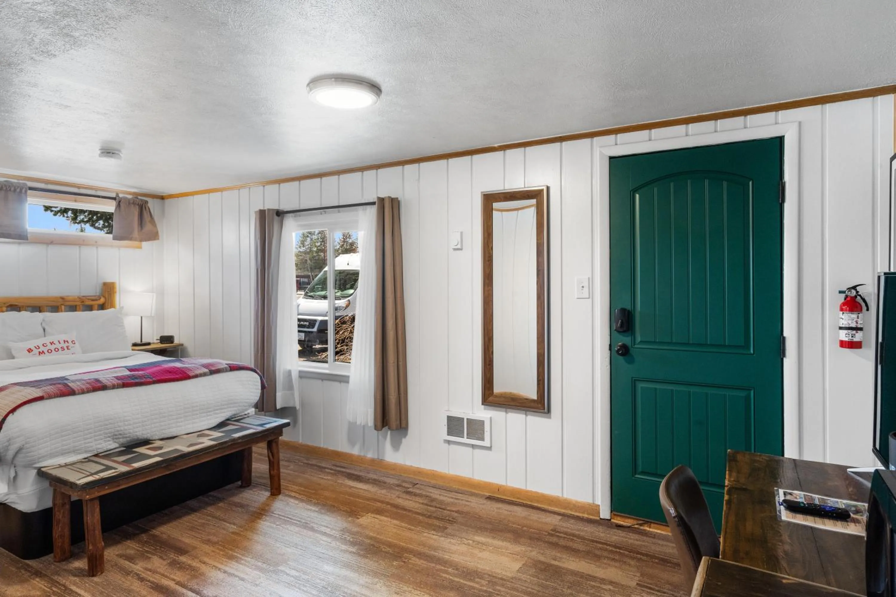 Bed in The Bucking Moose