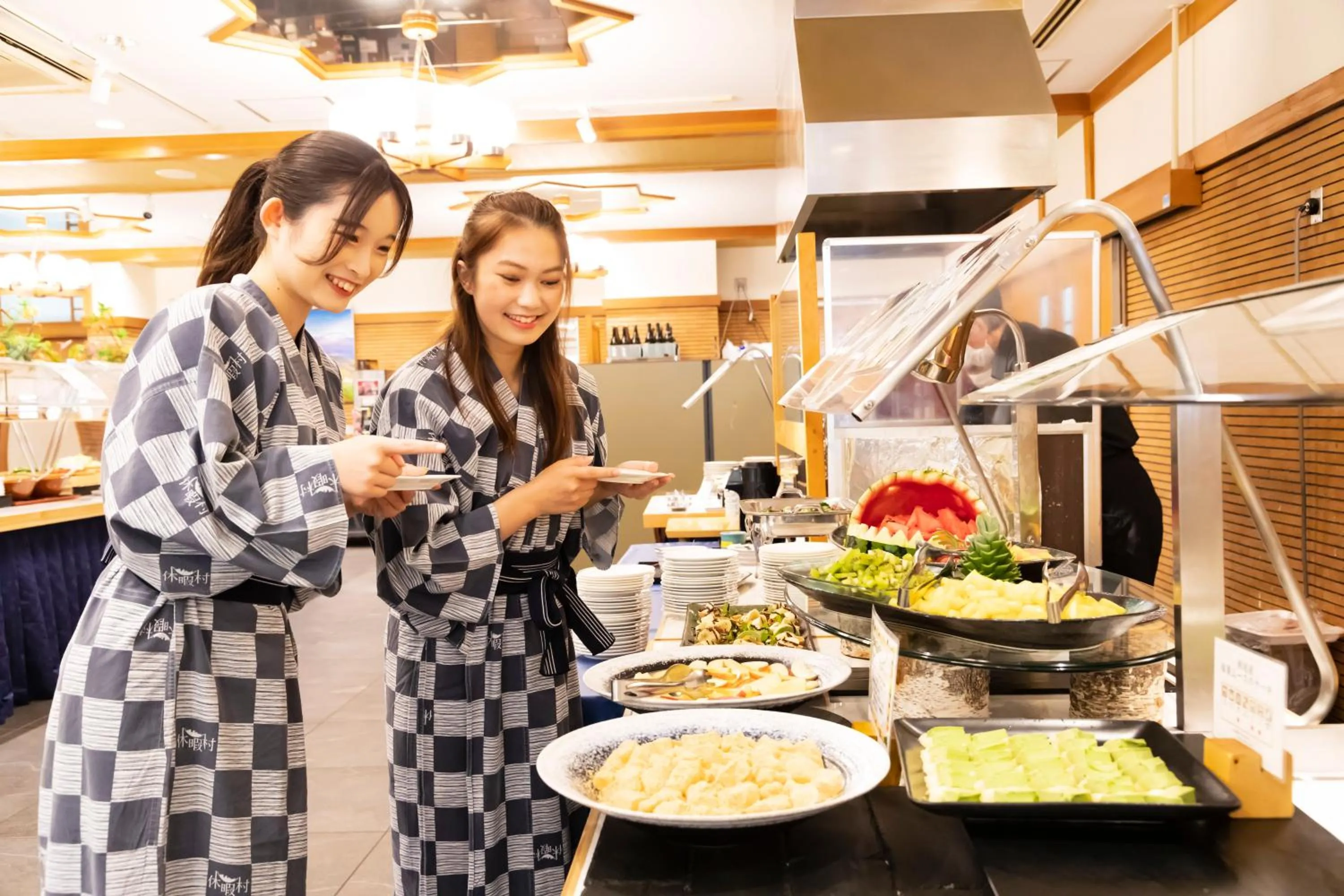 Dinner in Kyukamura Norikura-Kogen