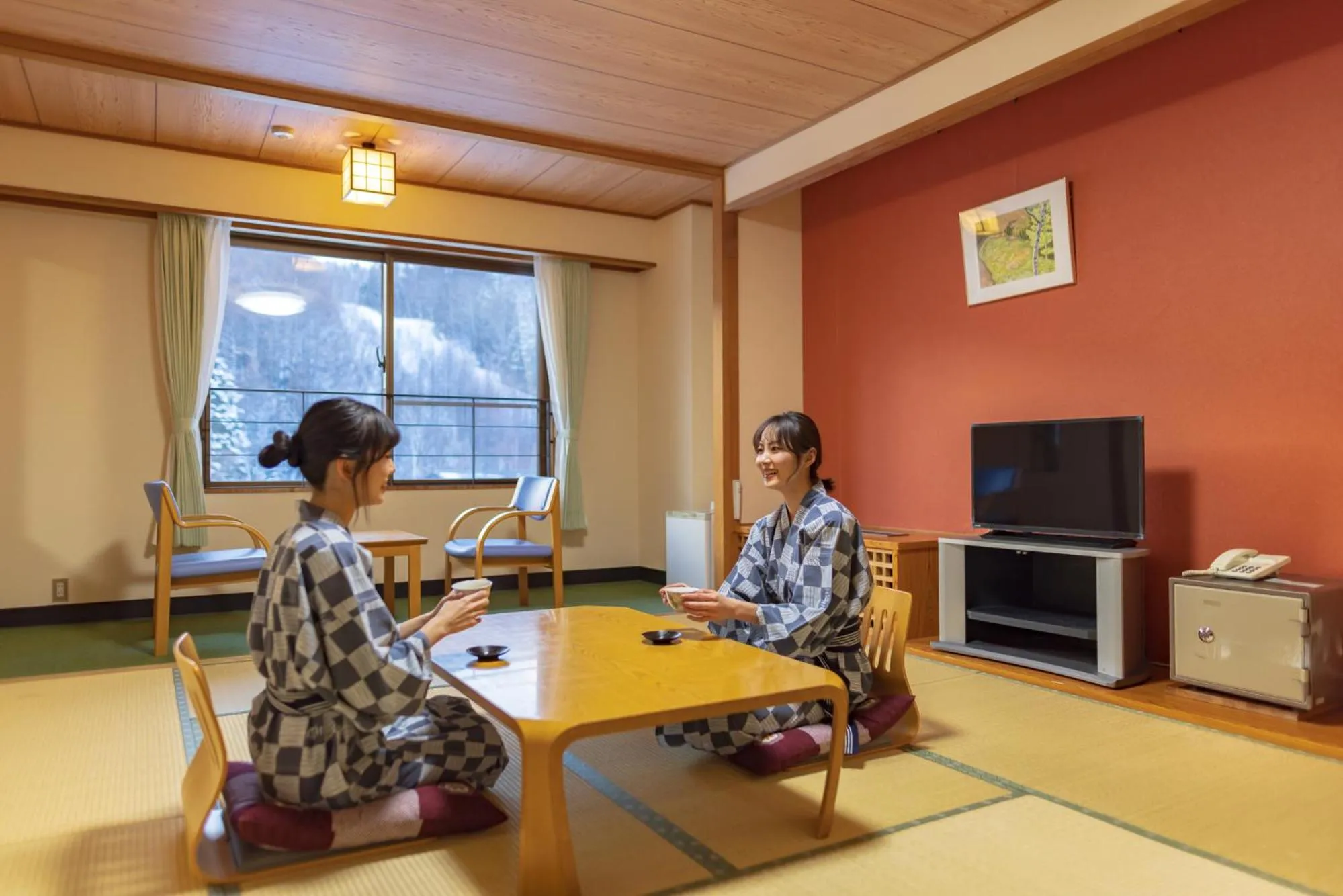 Guests in Kyukamura Norikura-Kogen