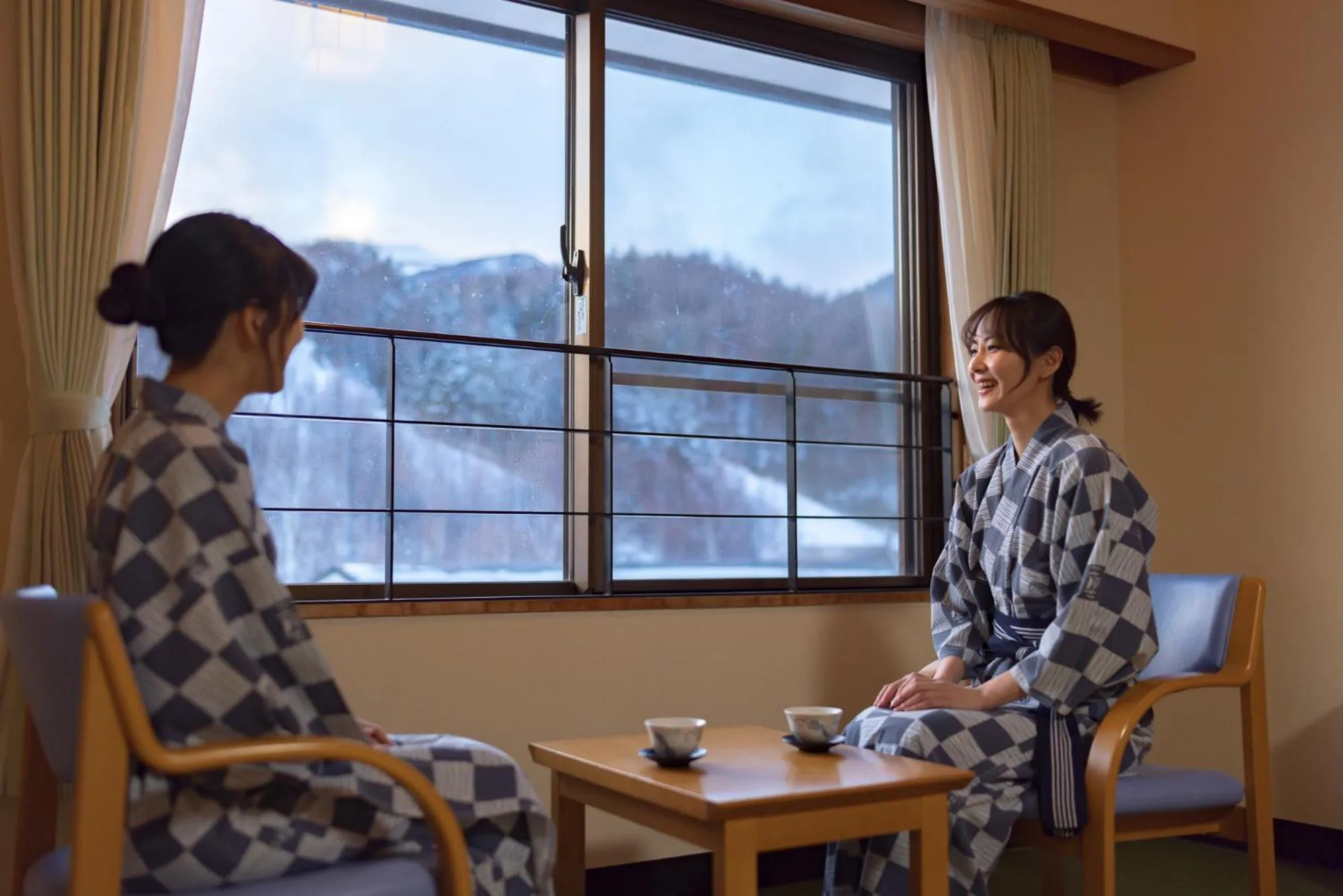 Guests in Kyukamura Norikura-Kogen