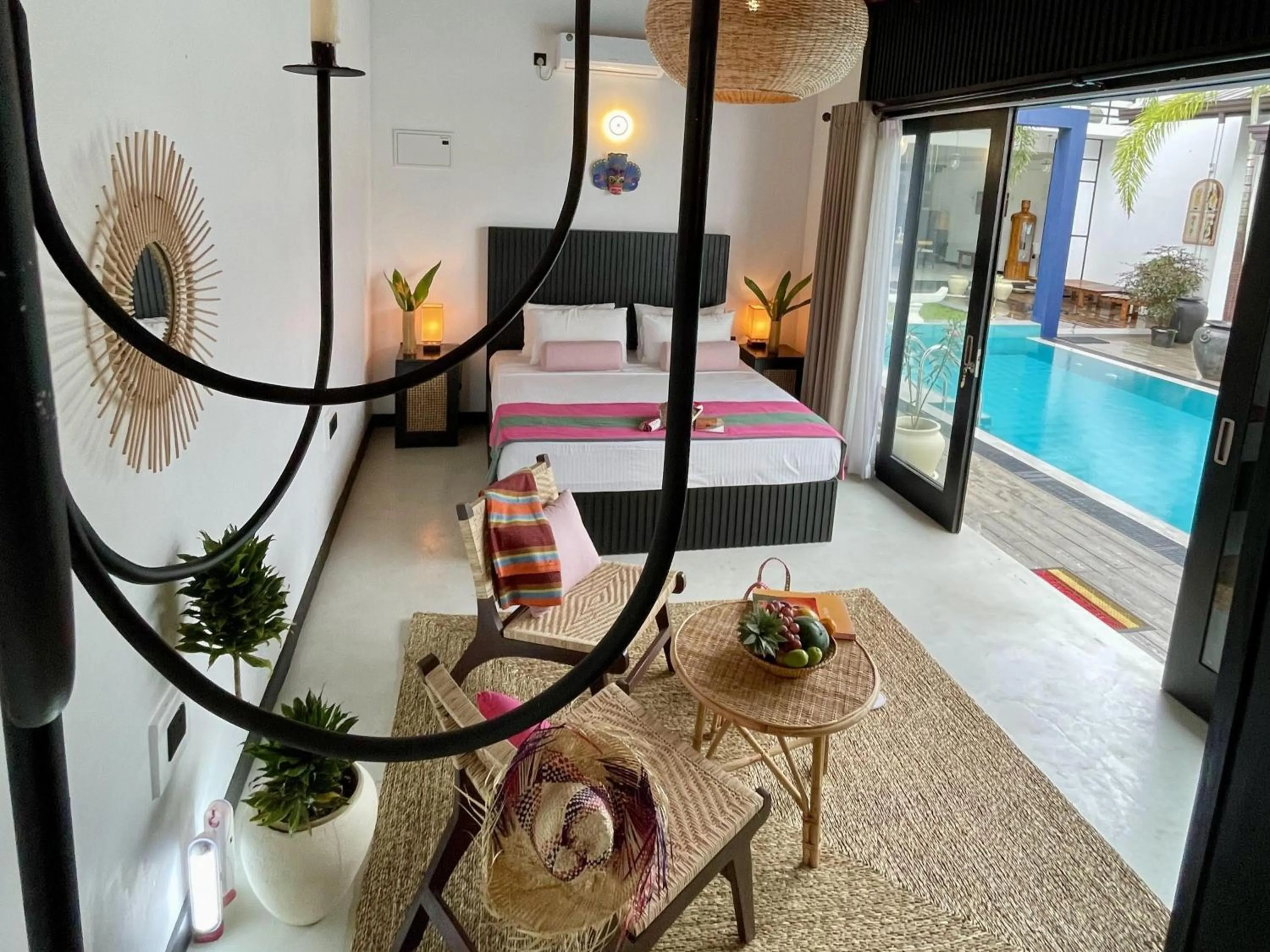 Patio, Bed in D' Art VILLA RETREAT AND SPA