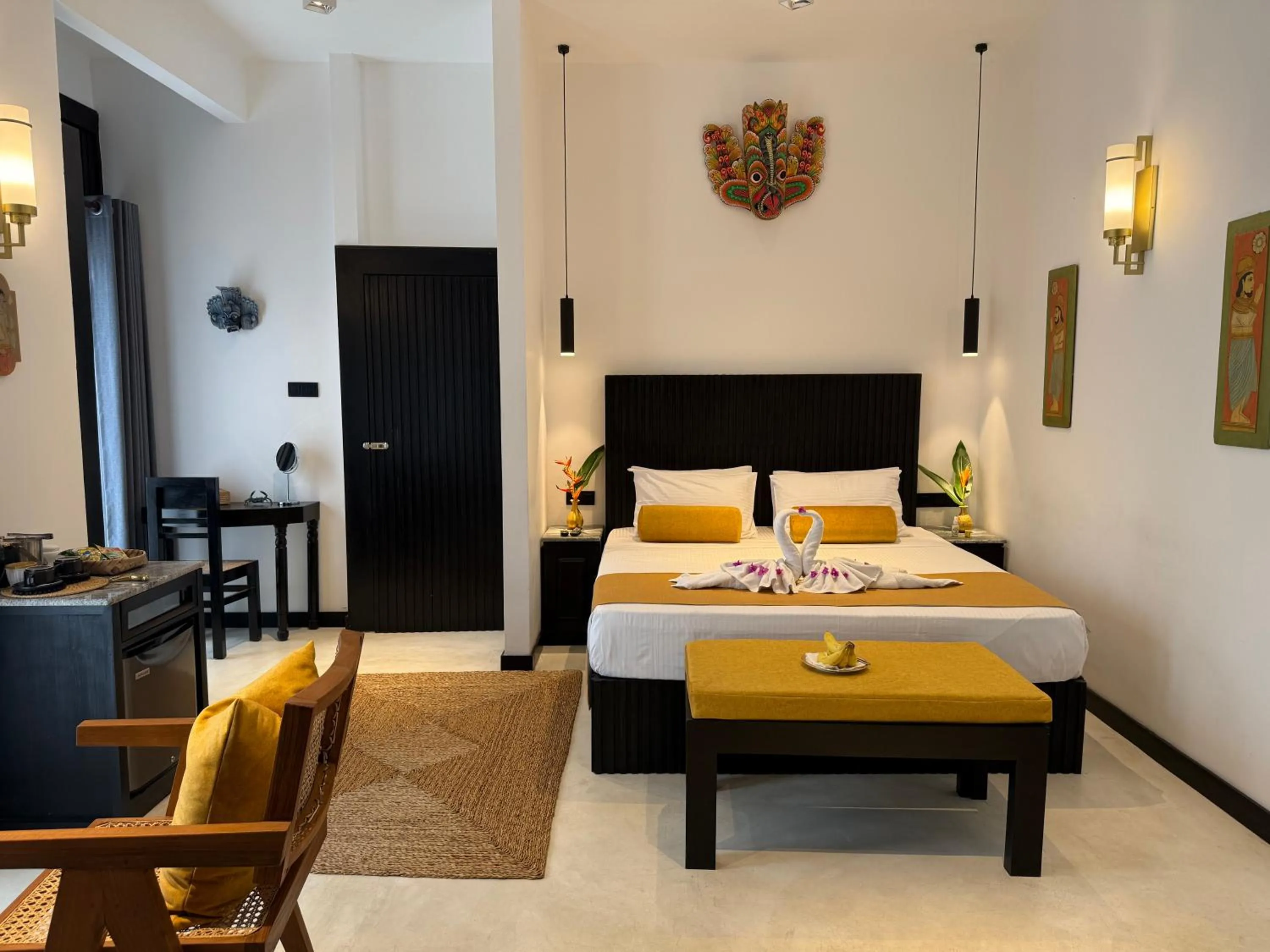 Bed in D' Art VILLA RETREAT AND SPA