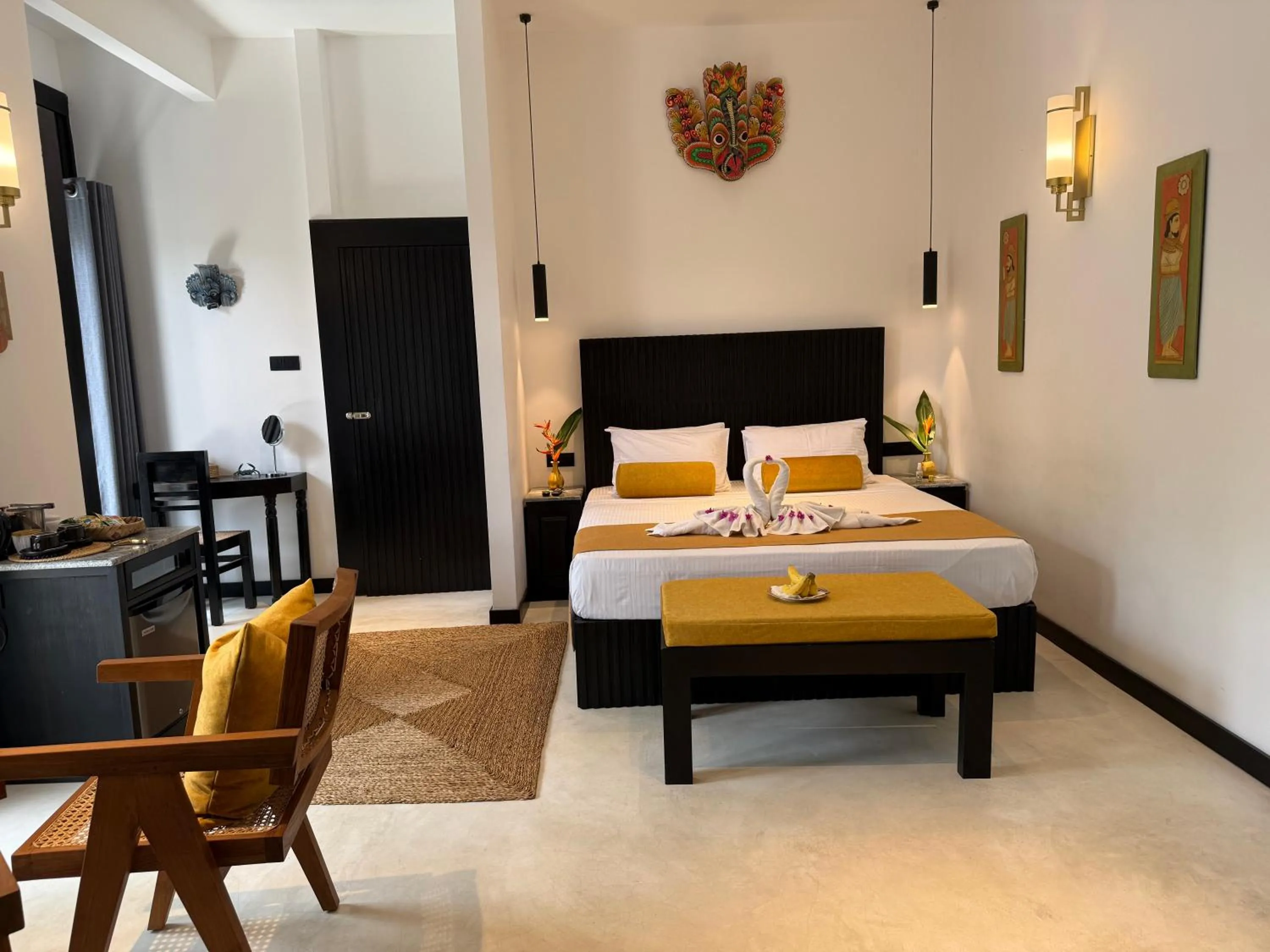 Bed in D' Art VILLA RETREAT AND SPA