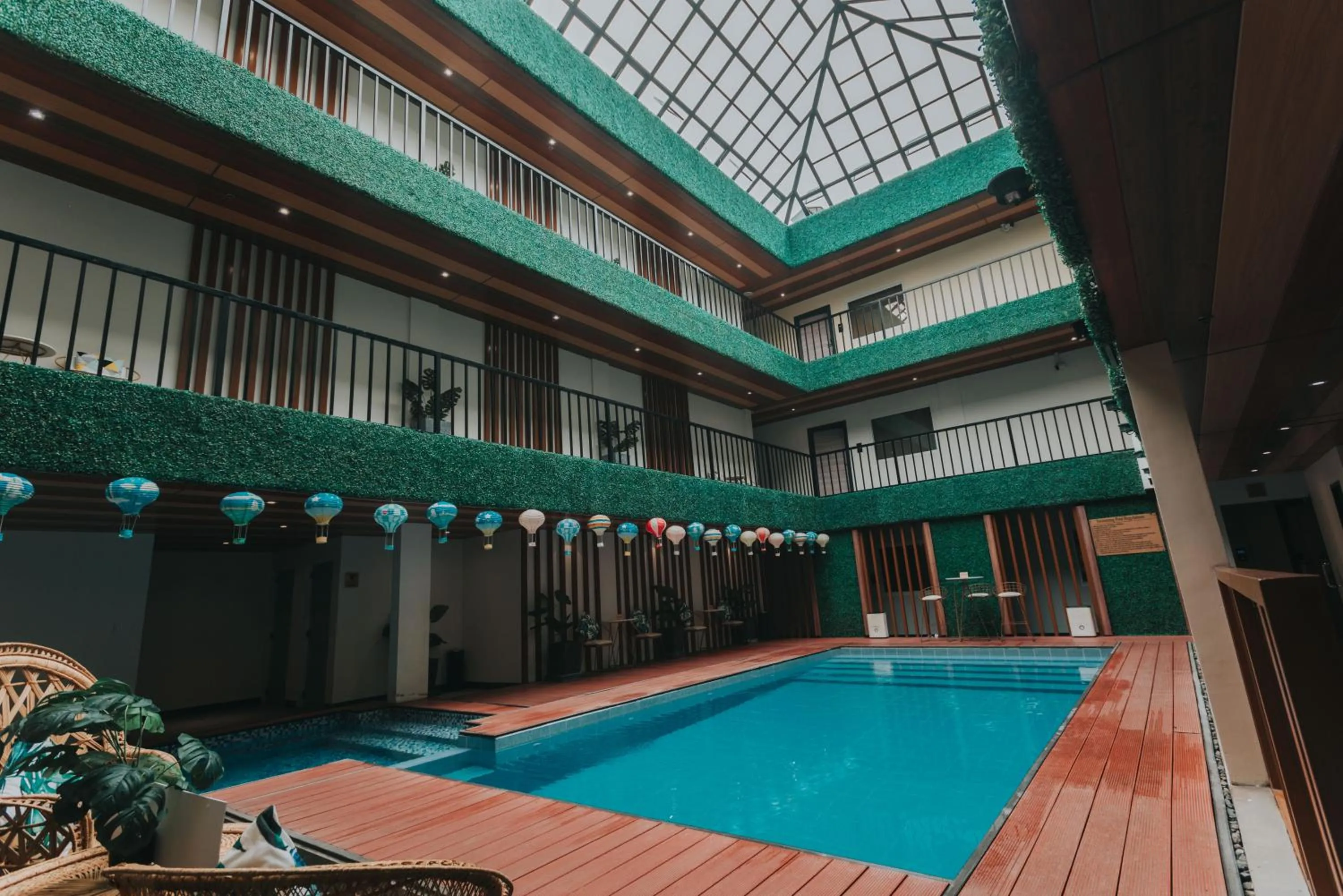 Swimming pool in SureStay Studio by Best Western Clarkview Angeles City