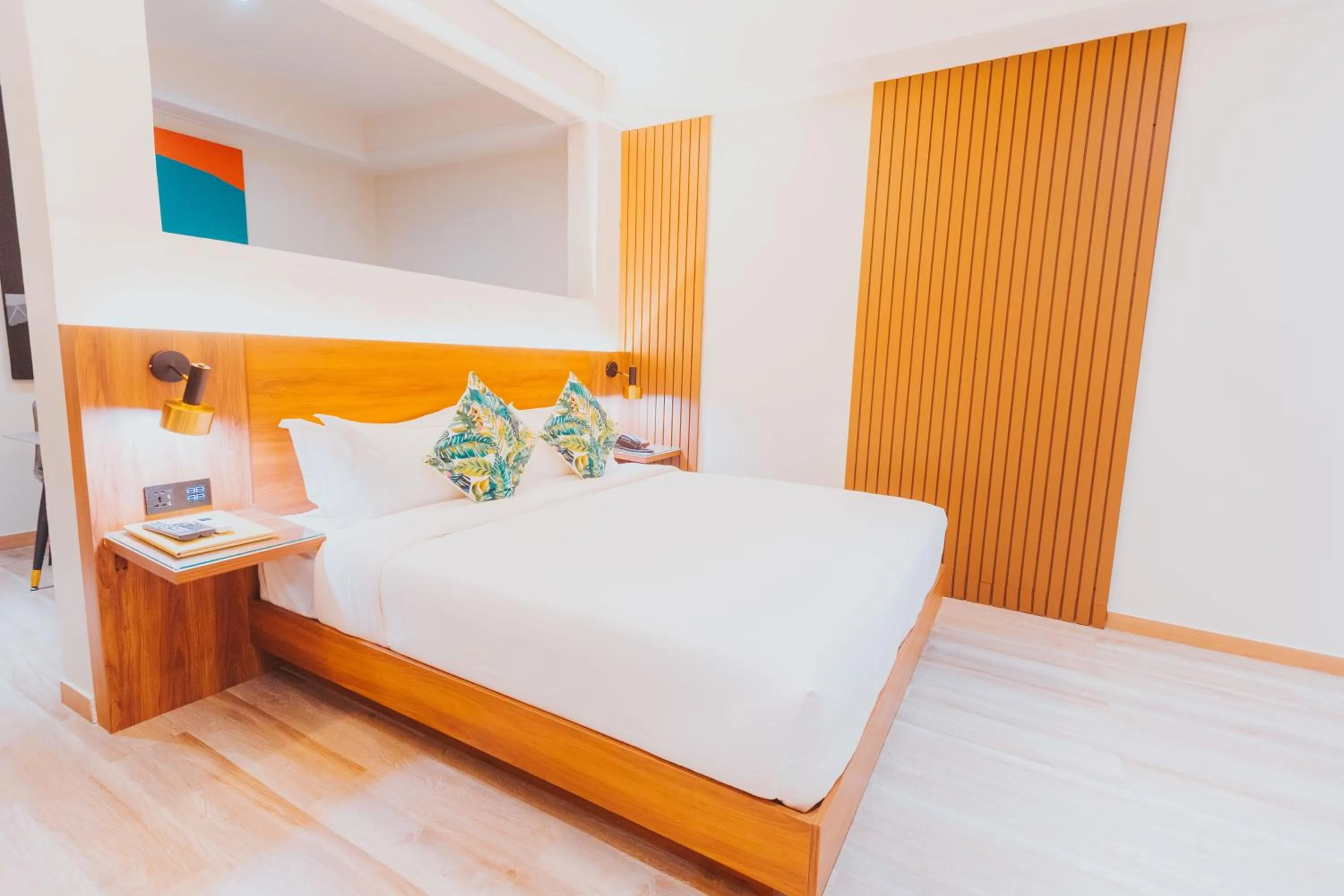 Bed in SureStay Studio by Best Western Clarkview Angeles City