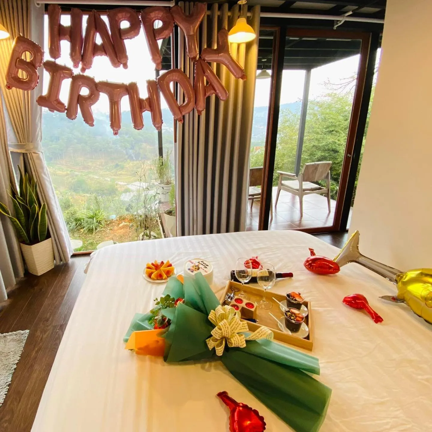 Bed in Lengkeng Da Lat Homestay