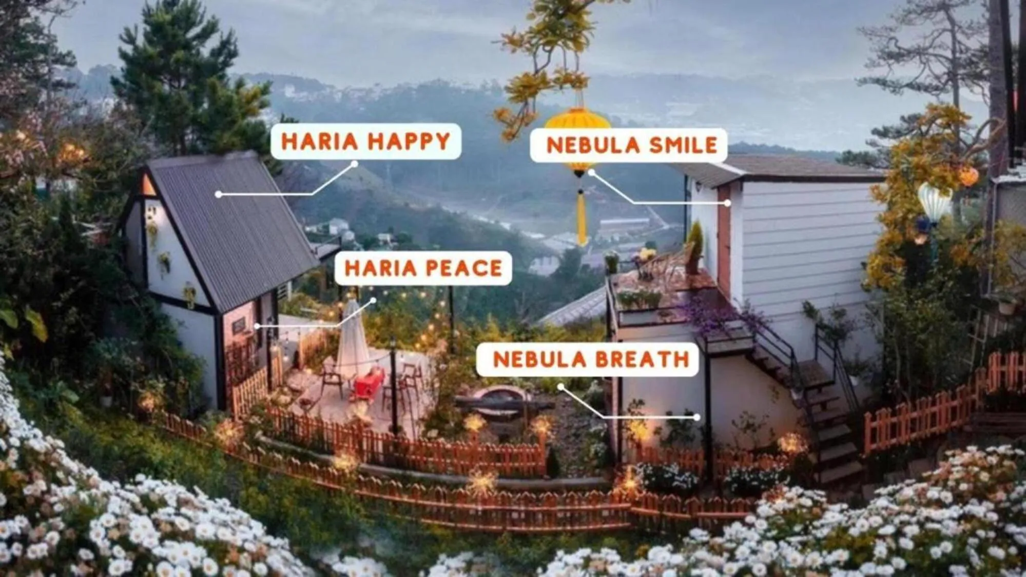 Garden in Lengkeng Da Lat Homestay