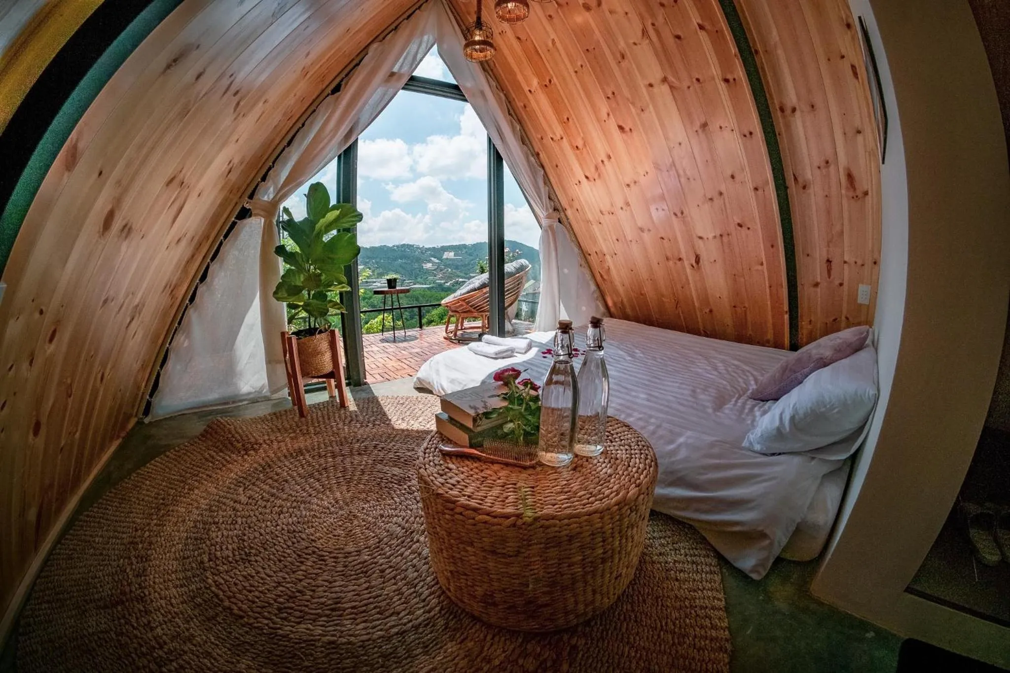 Mountain view in Lengkeng Da Lat Homestay