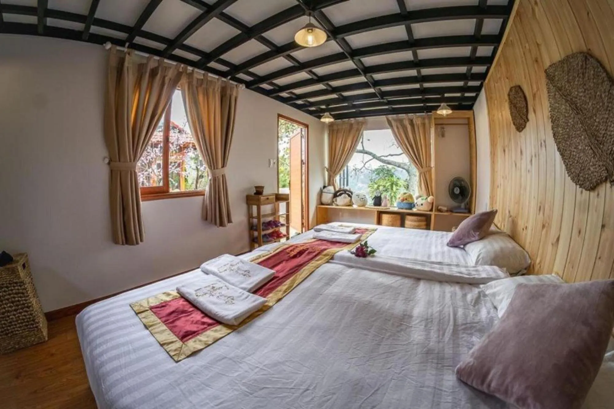 Bed in Lengkeng Da Lat Homestay