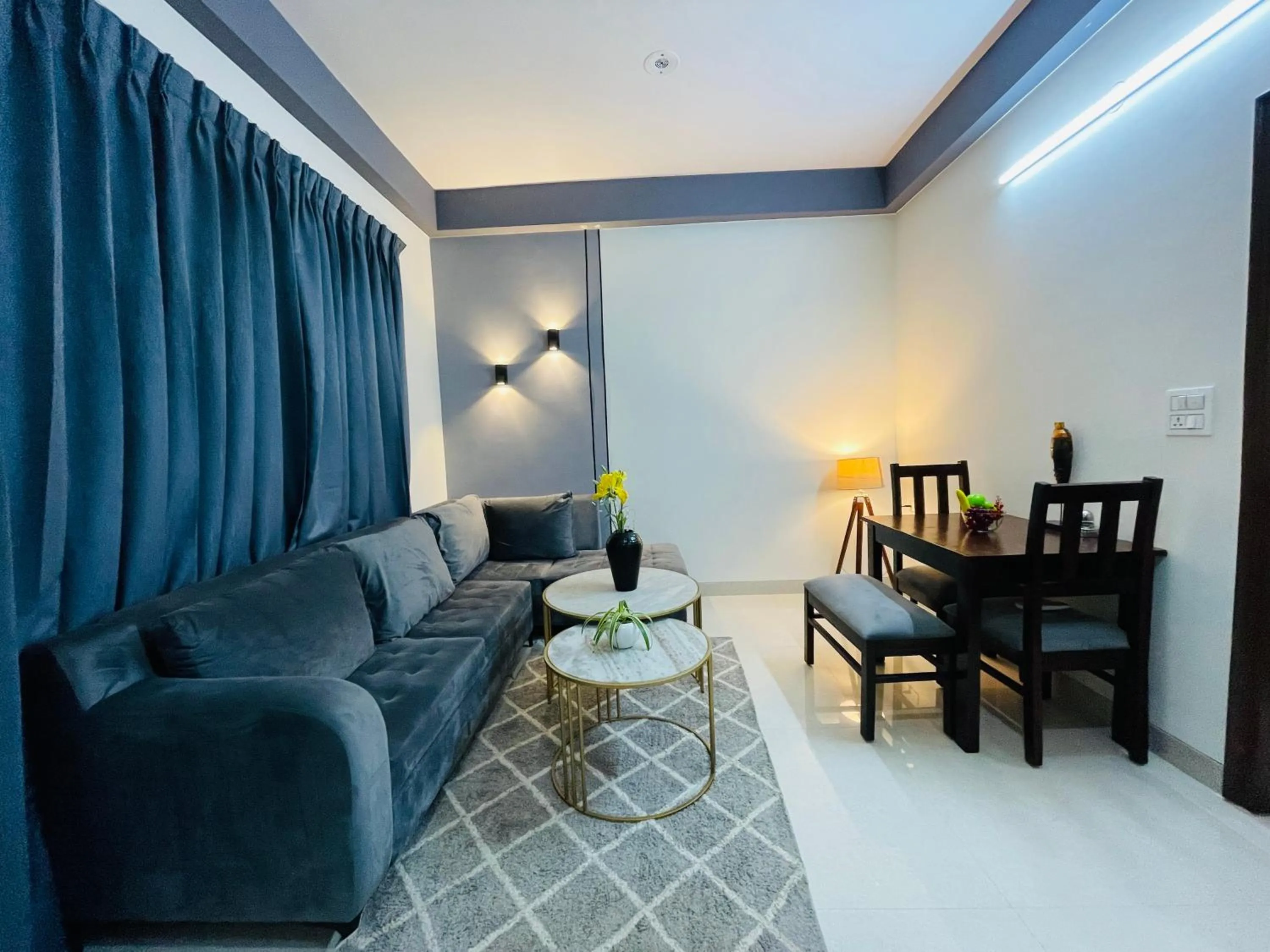 Living room in BedChambers Serviced Apartment, Medicity