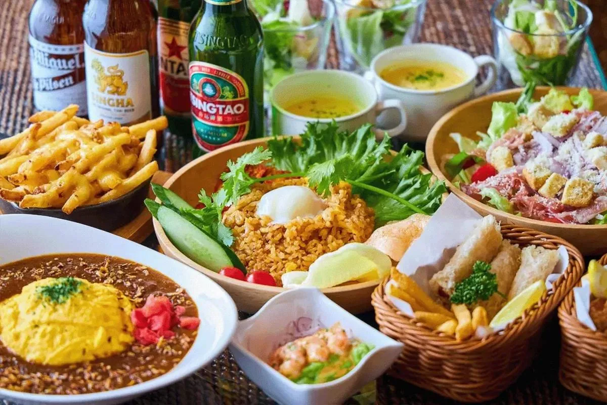 Food and drinks in BaliAn Resort Forest Ikebukuro