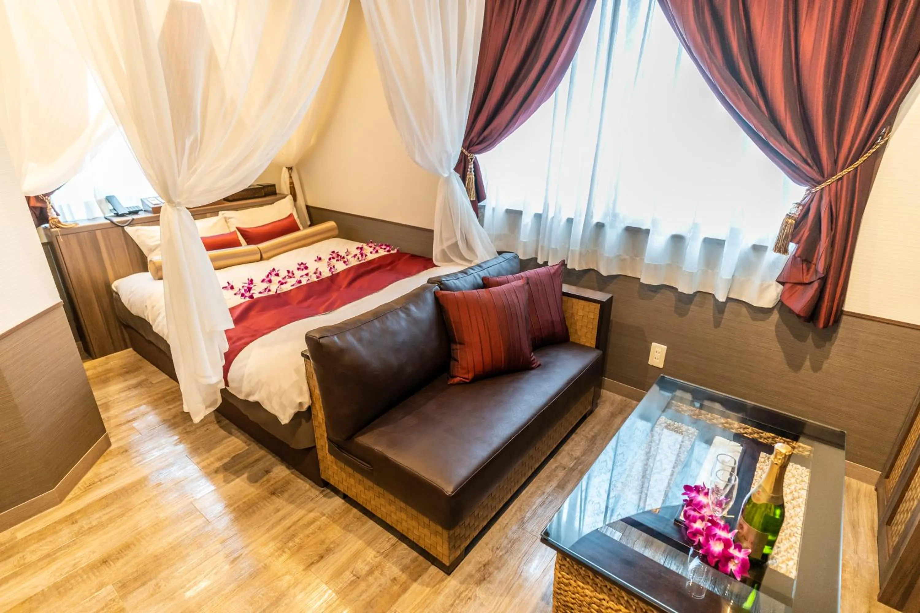 Photo of the whole room, Bed in BaliAn Resort Forest Ikebukuro