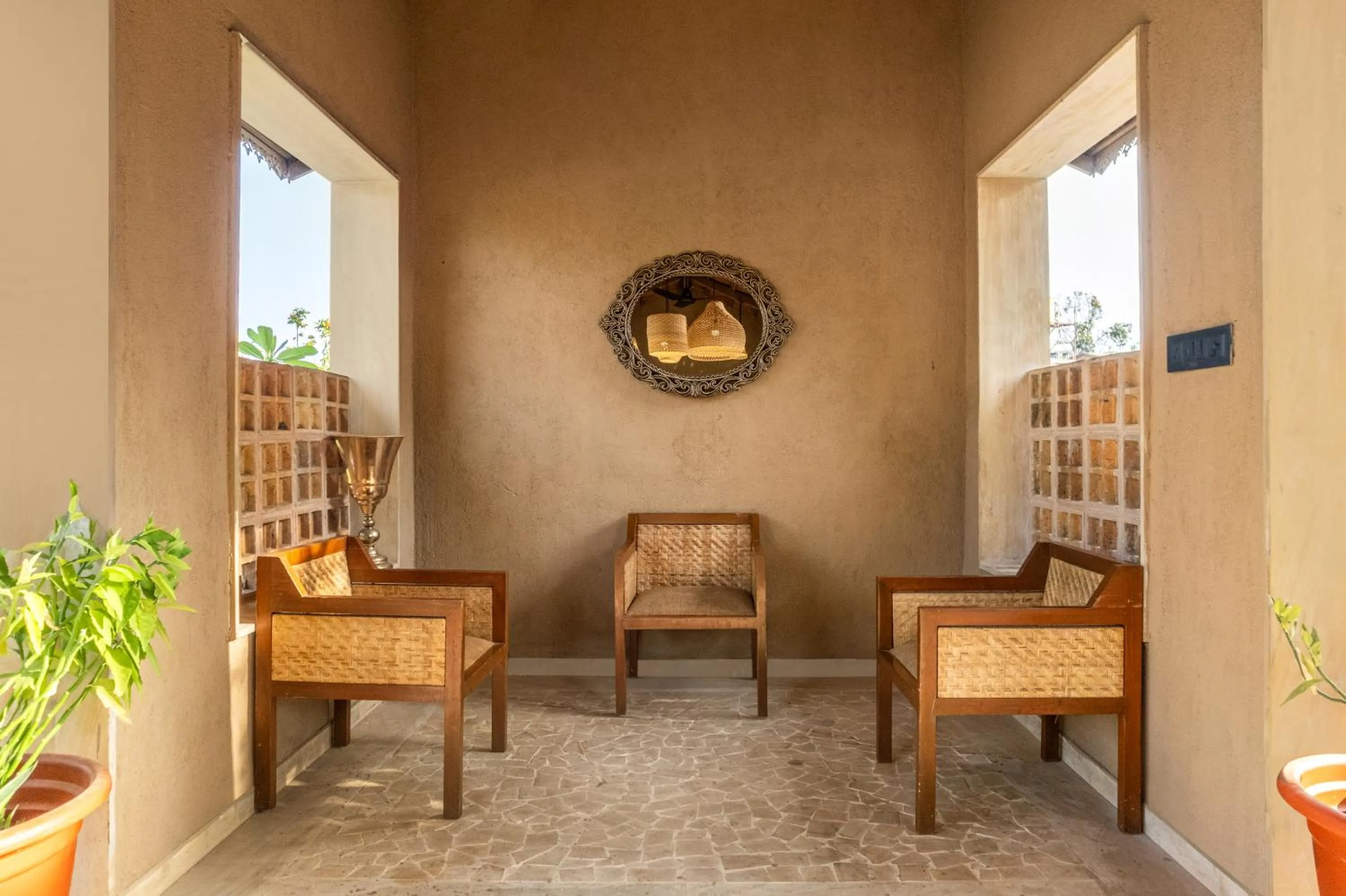 Seating area in Sterling Orient Woods Pench