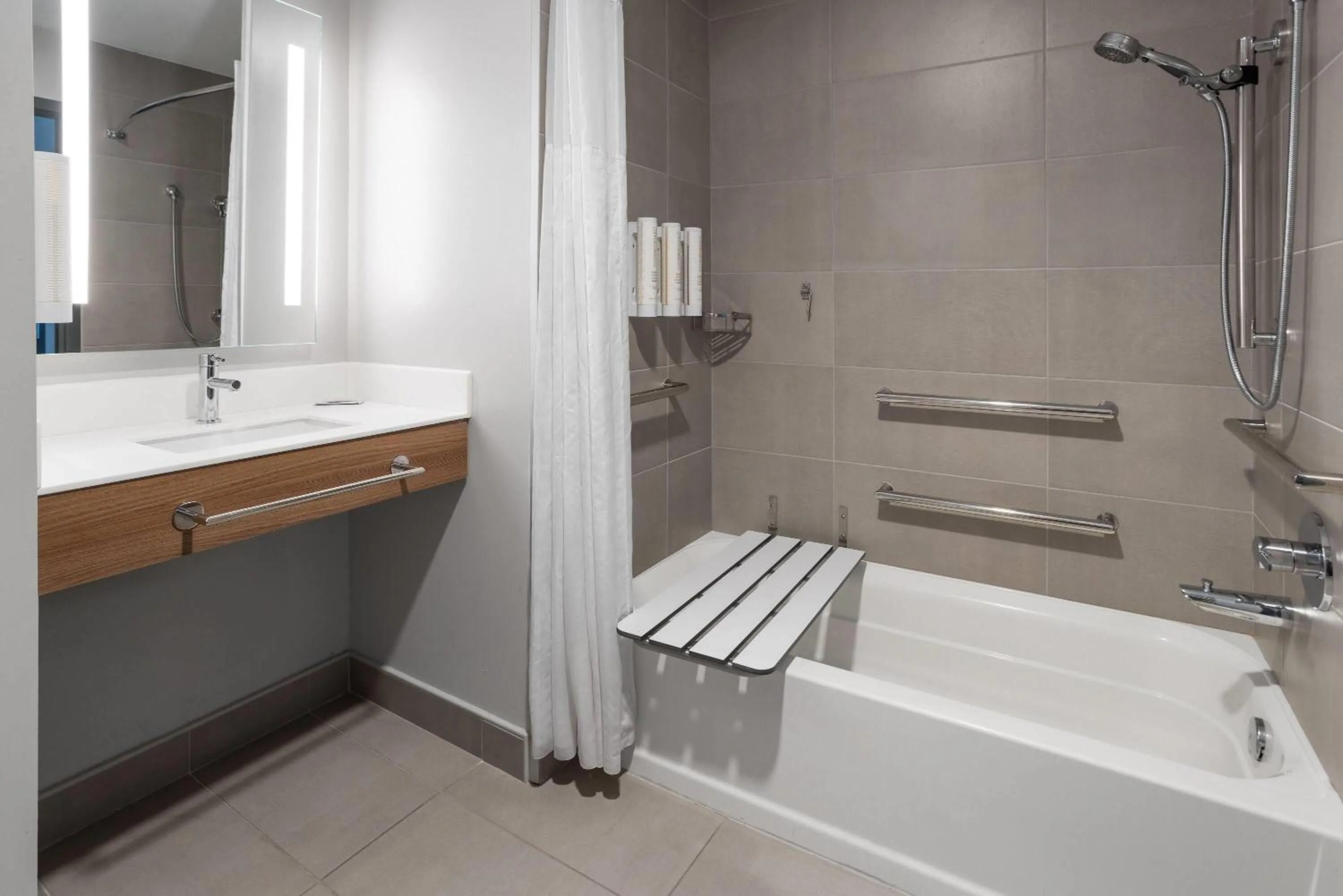 Bathroom in Microtel Inn & Suites by Wyndham Rehoboth Beach