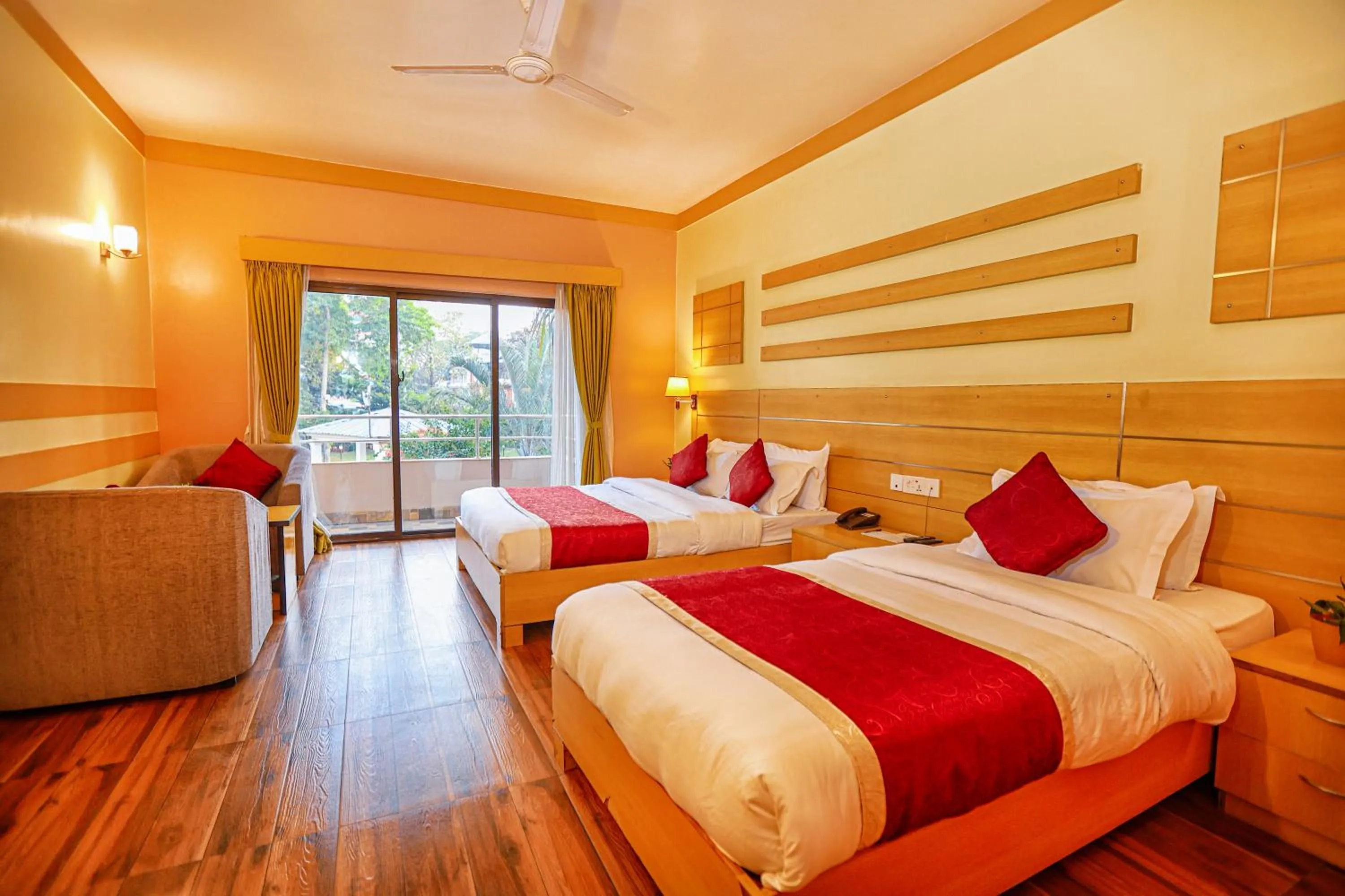 Bed in Bharatpur Garden Resort