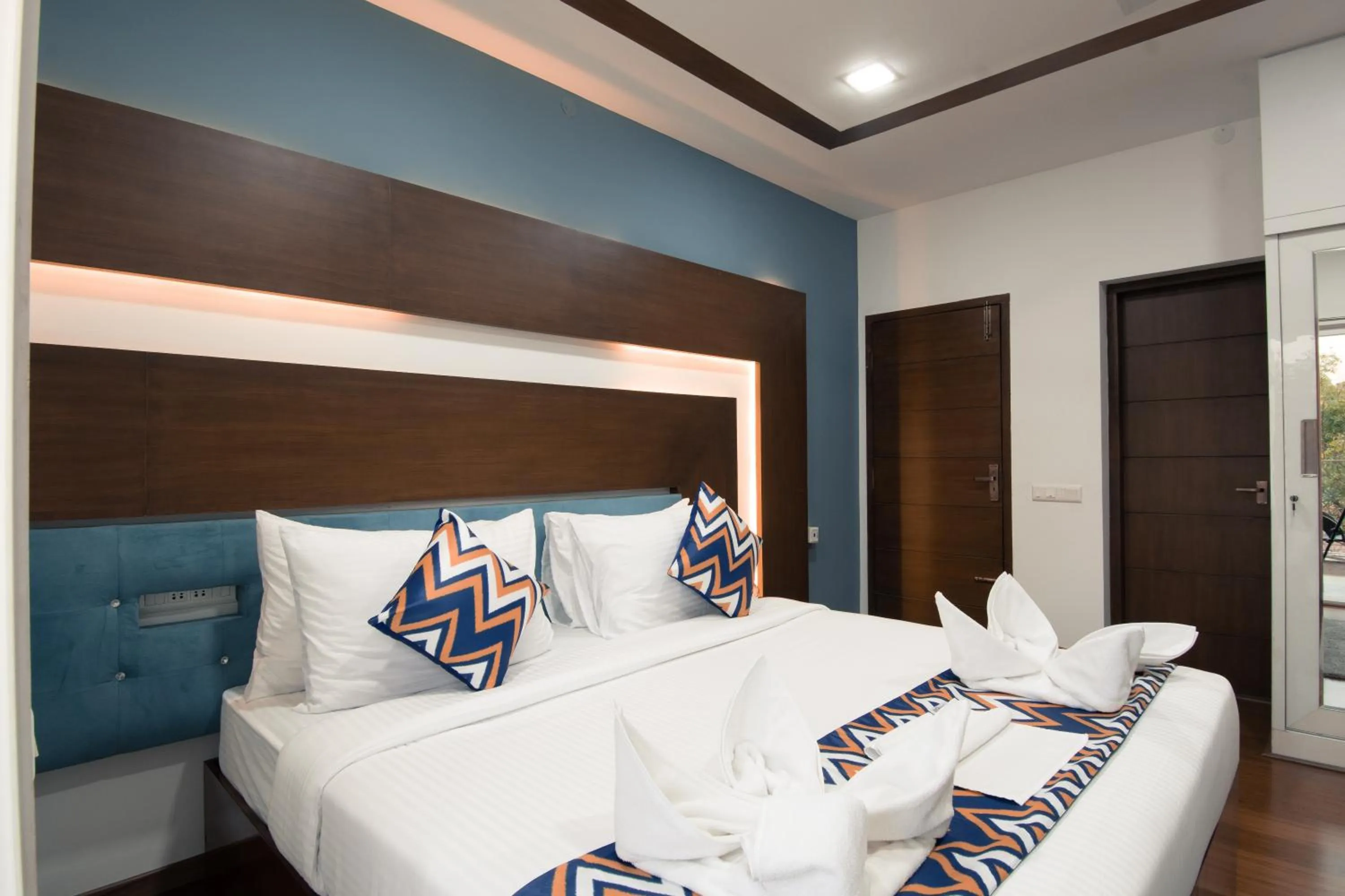 Bed in Athulya Residence Suite Rooms
