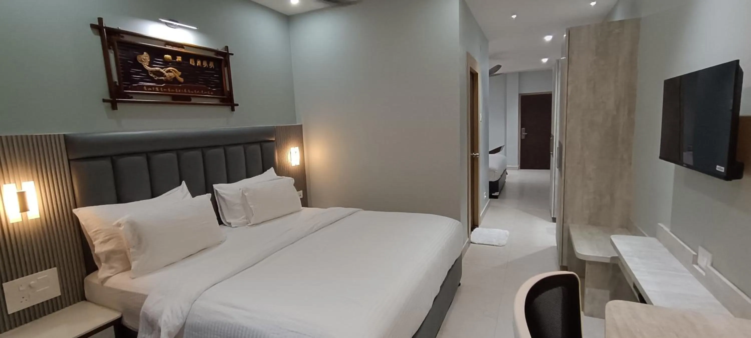 Bedroom, Bed in Hotel Lee Garden Near to Blue Flag Beach 500 Mtrs