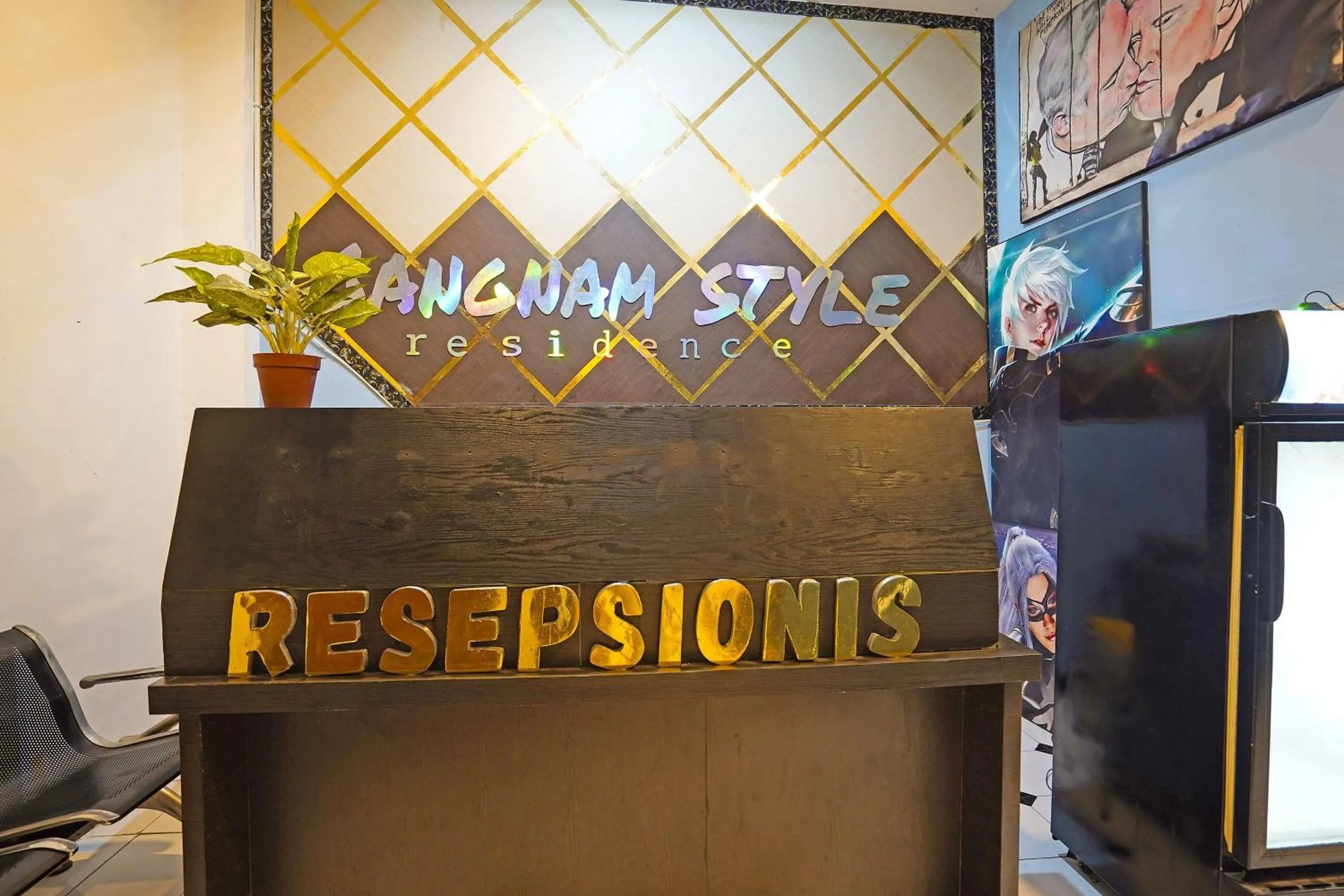 Lobby or reception in OYO Life 91867 Gangnam Style Kutai