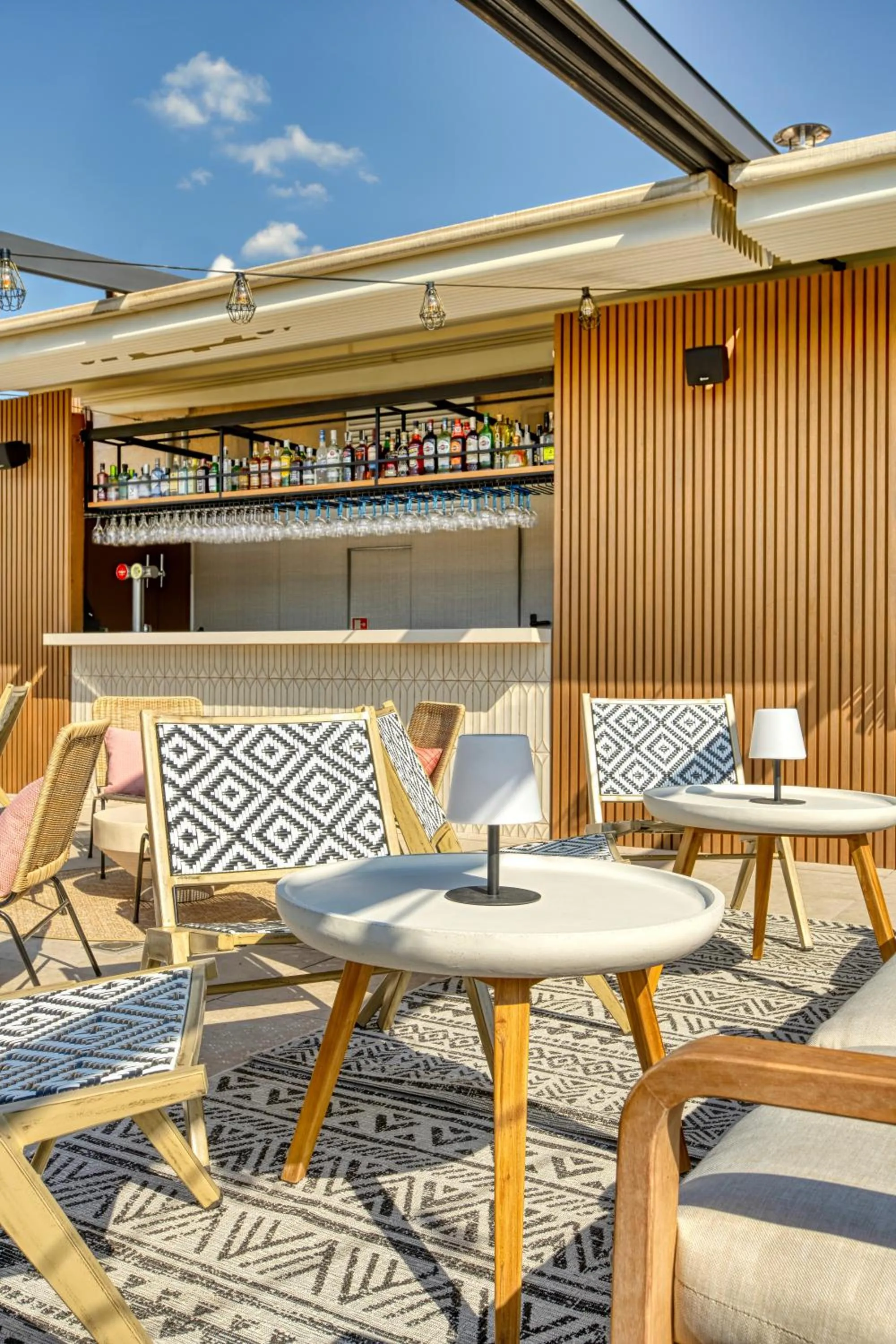 Lounge or bar in Hotel America Barcelona