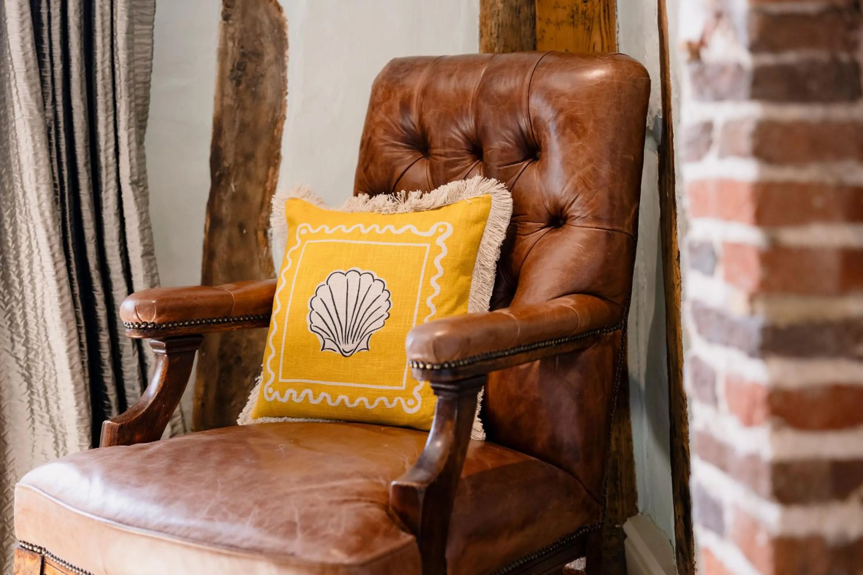 Seating area in The Crown, Bildeston