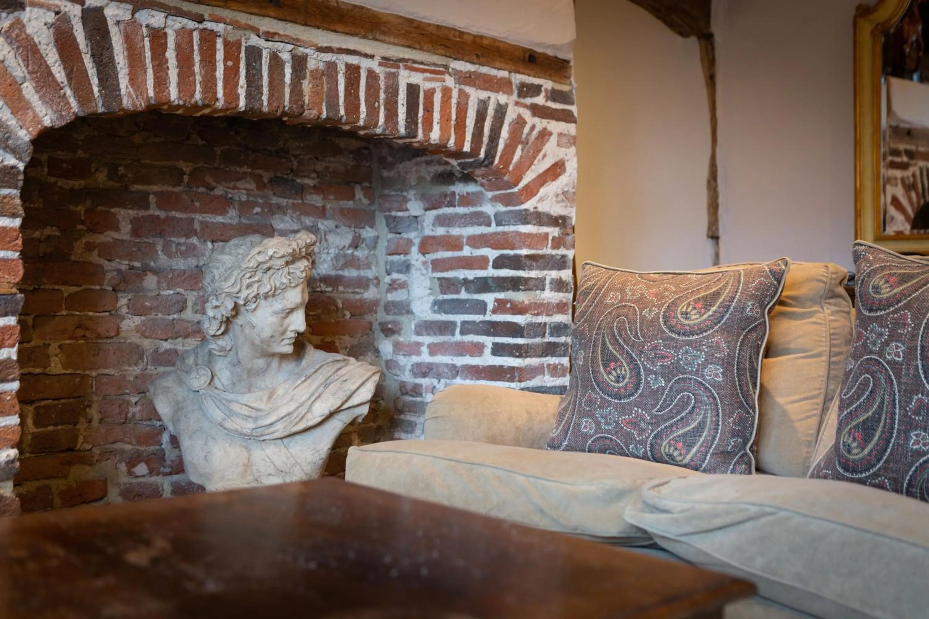 Seating area in The Crown, Bildeston