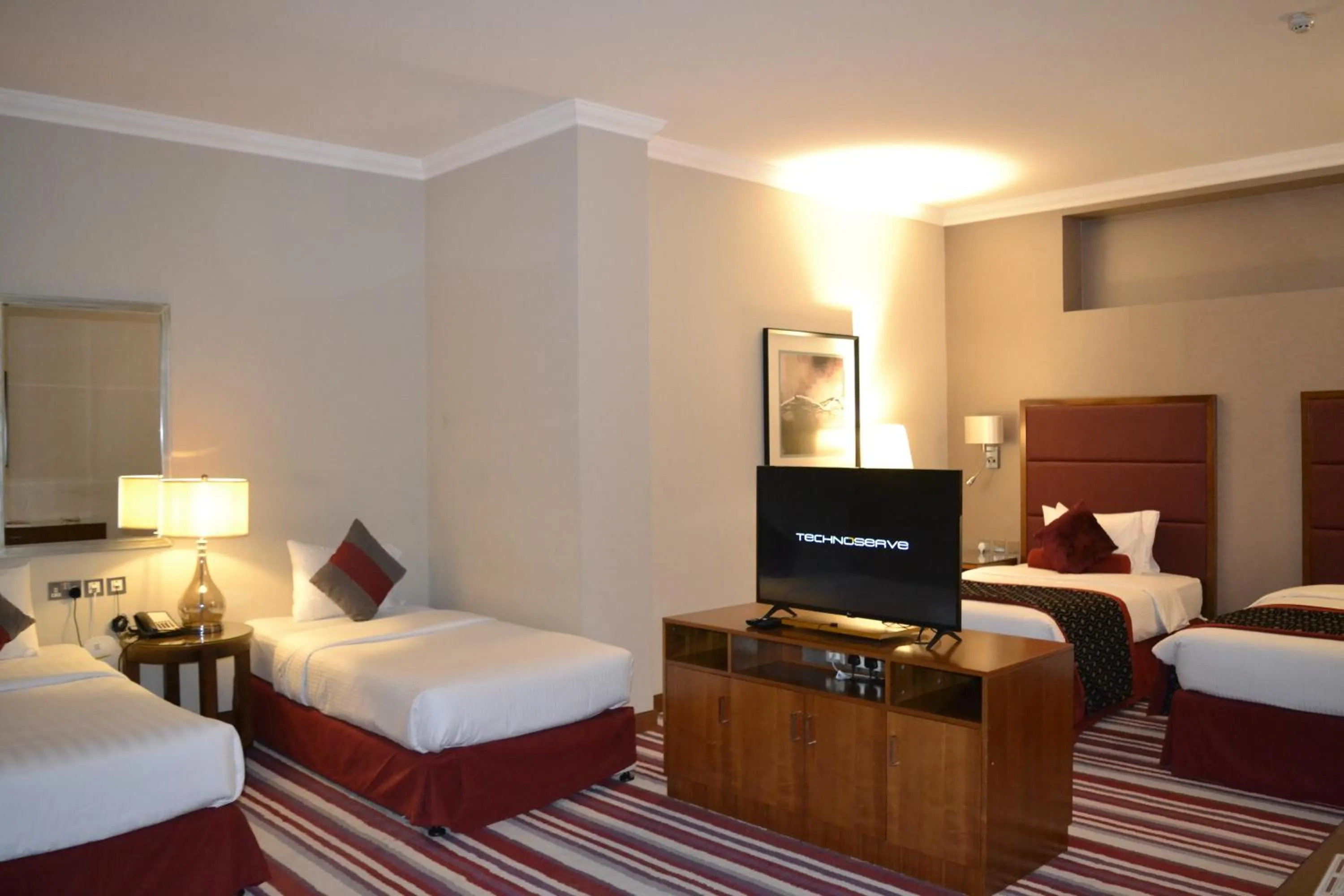 Bed in Wonder Palace Hotel Qatar