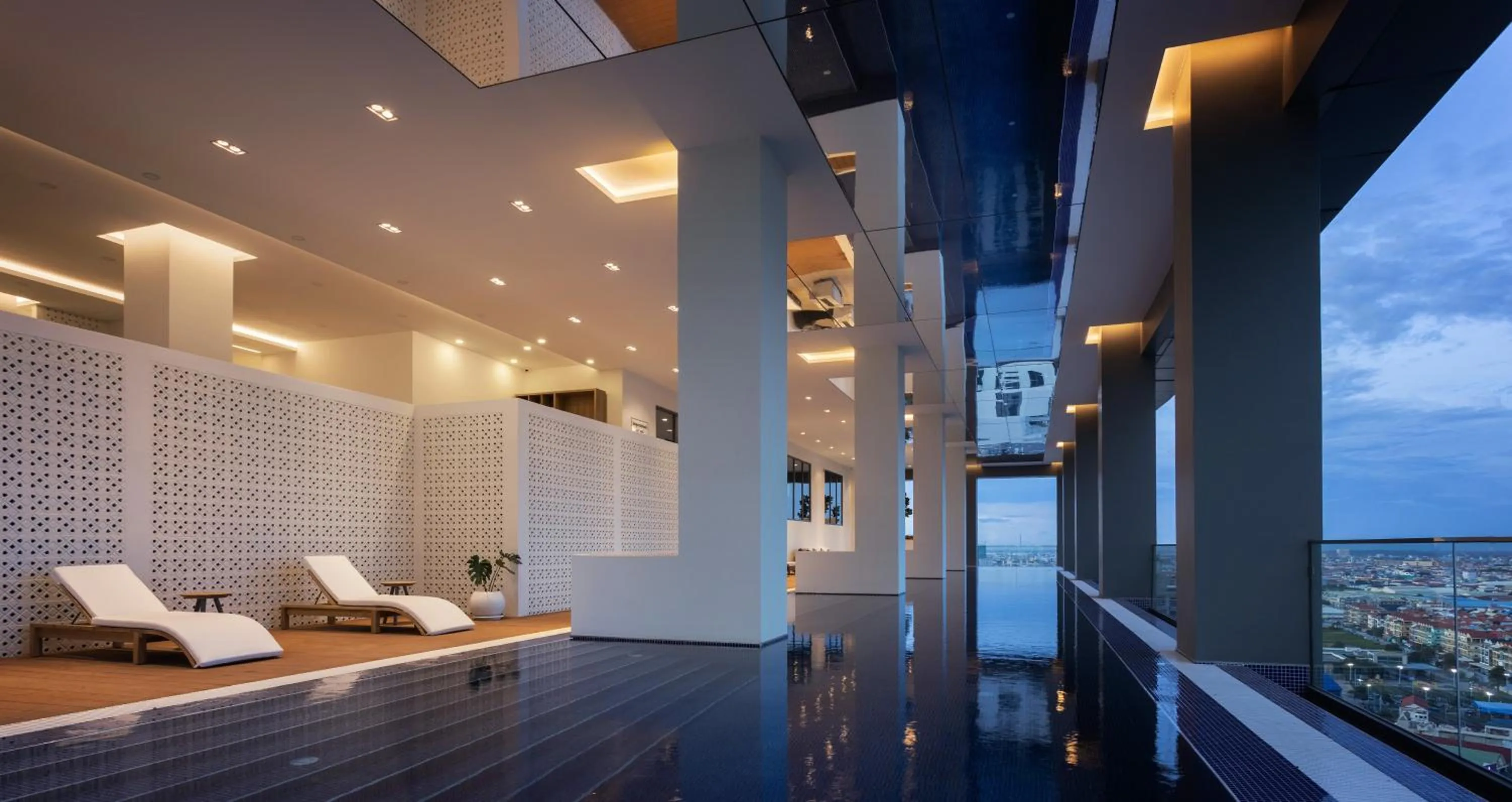 Swimming pool in TK Central Serviced Apartments