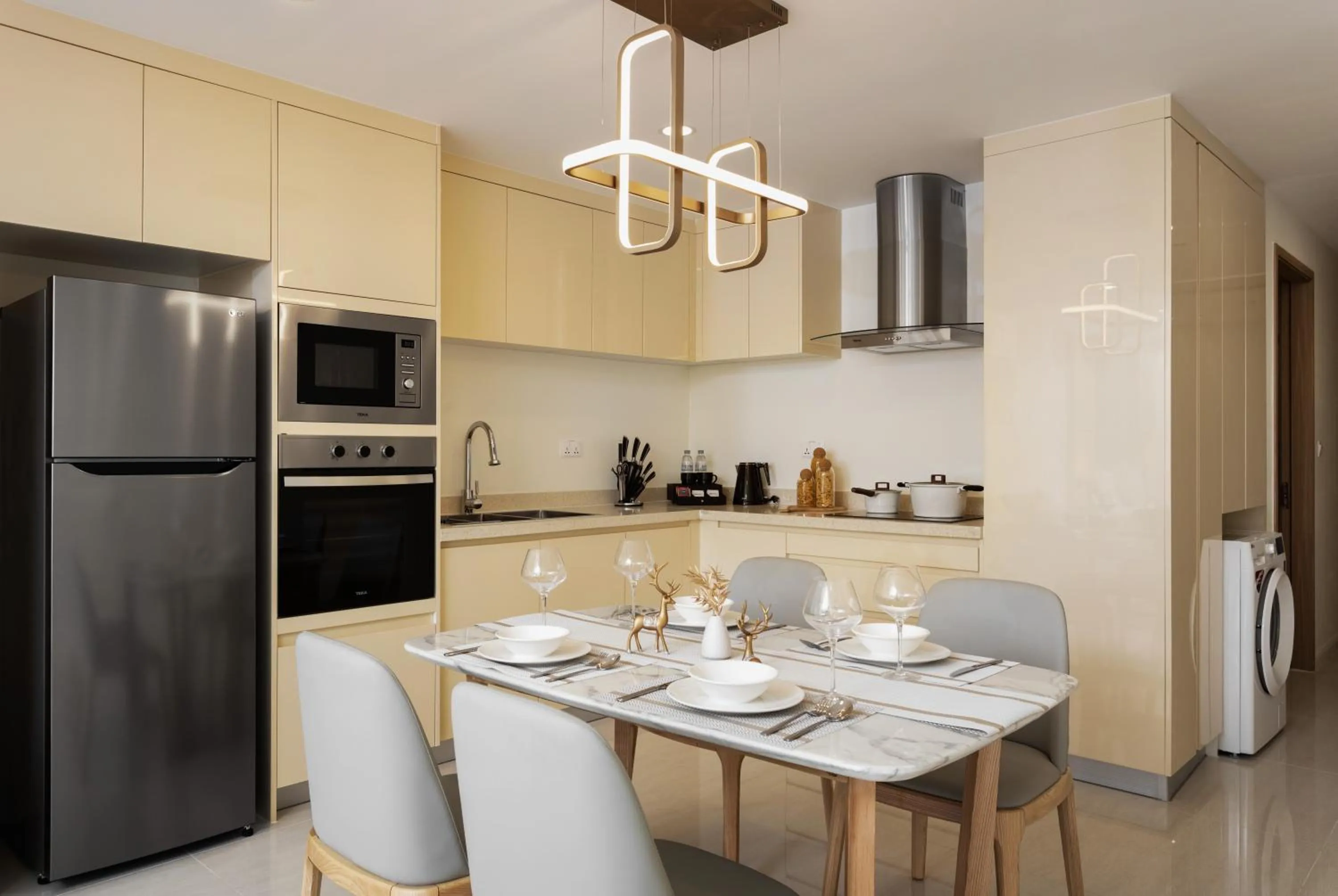 Kitchen or kitchenette in TK Central Serviced Apartments