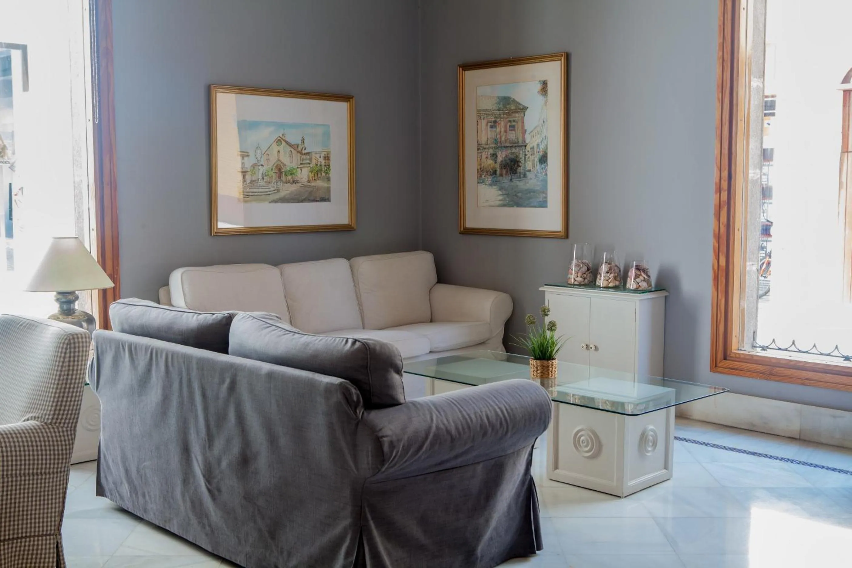 Lobby or reception in Hotel Doña Blanca