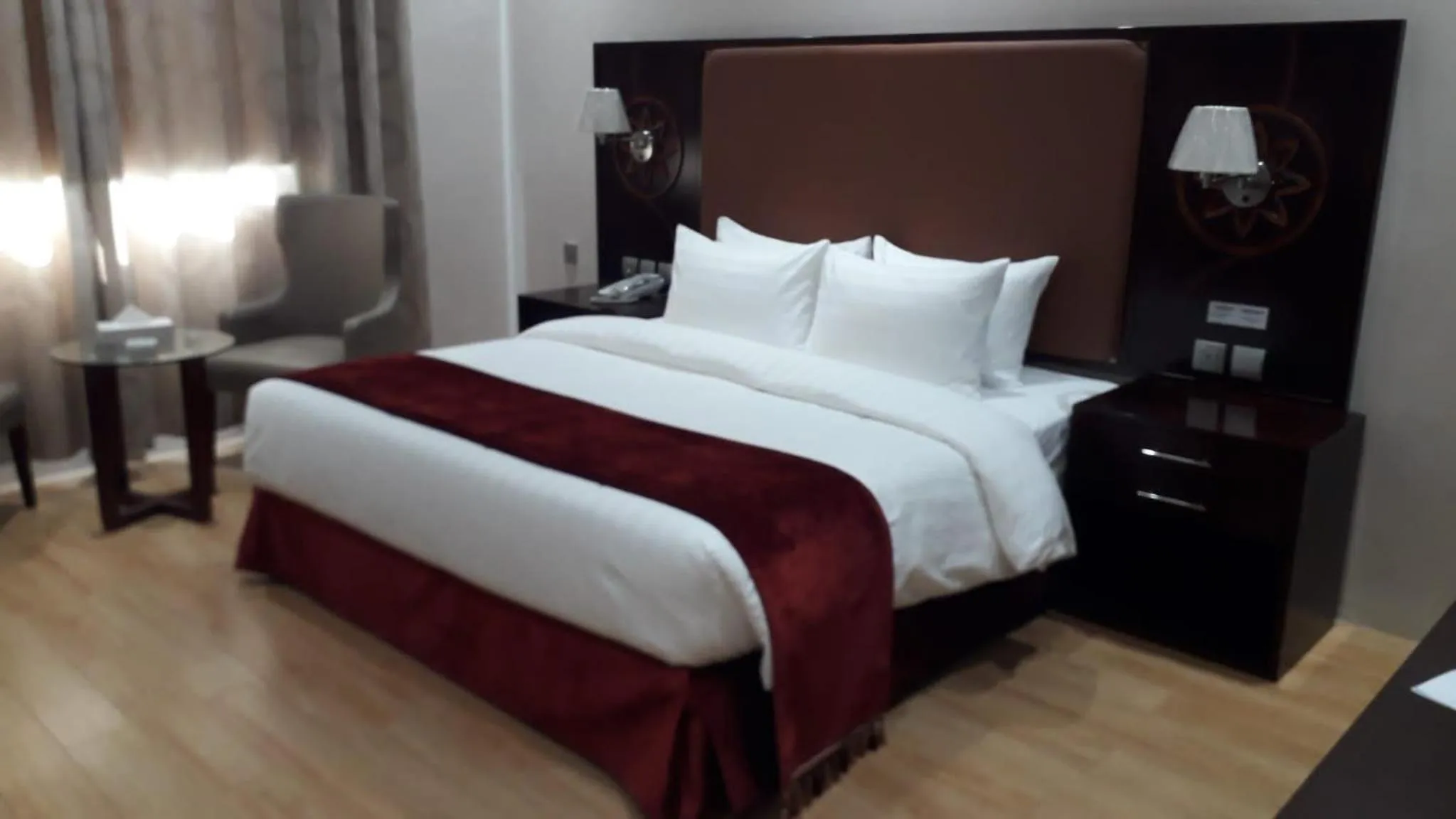Bed in Palm Inn Hotel Doha