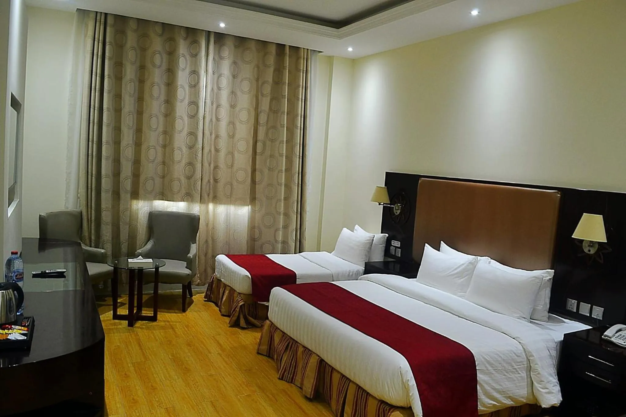 Bed in Palm Inn Hotel Doha