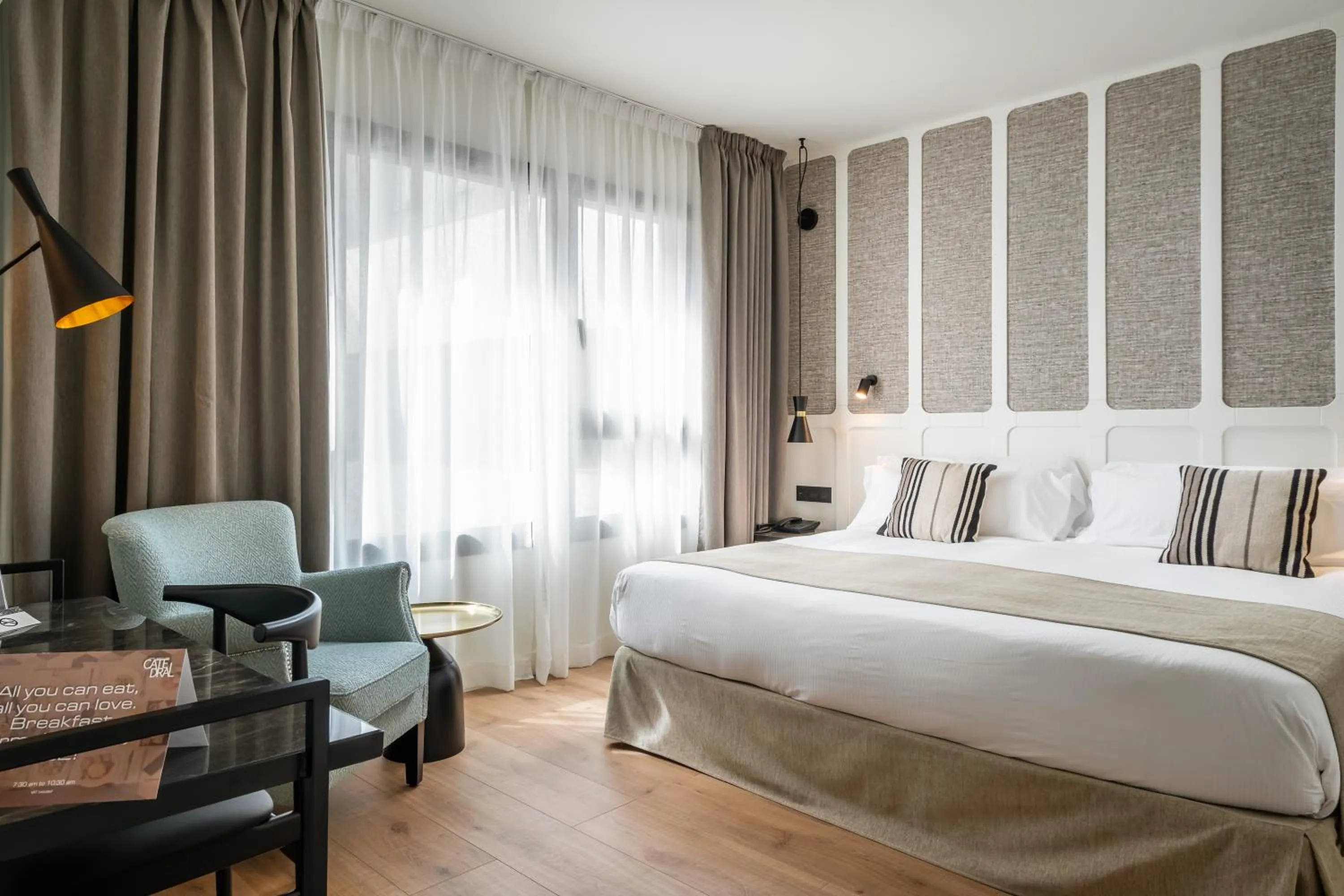 Bed in Hotel Barcelona Catedral 4 Sup