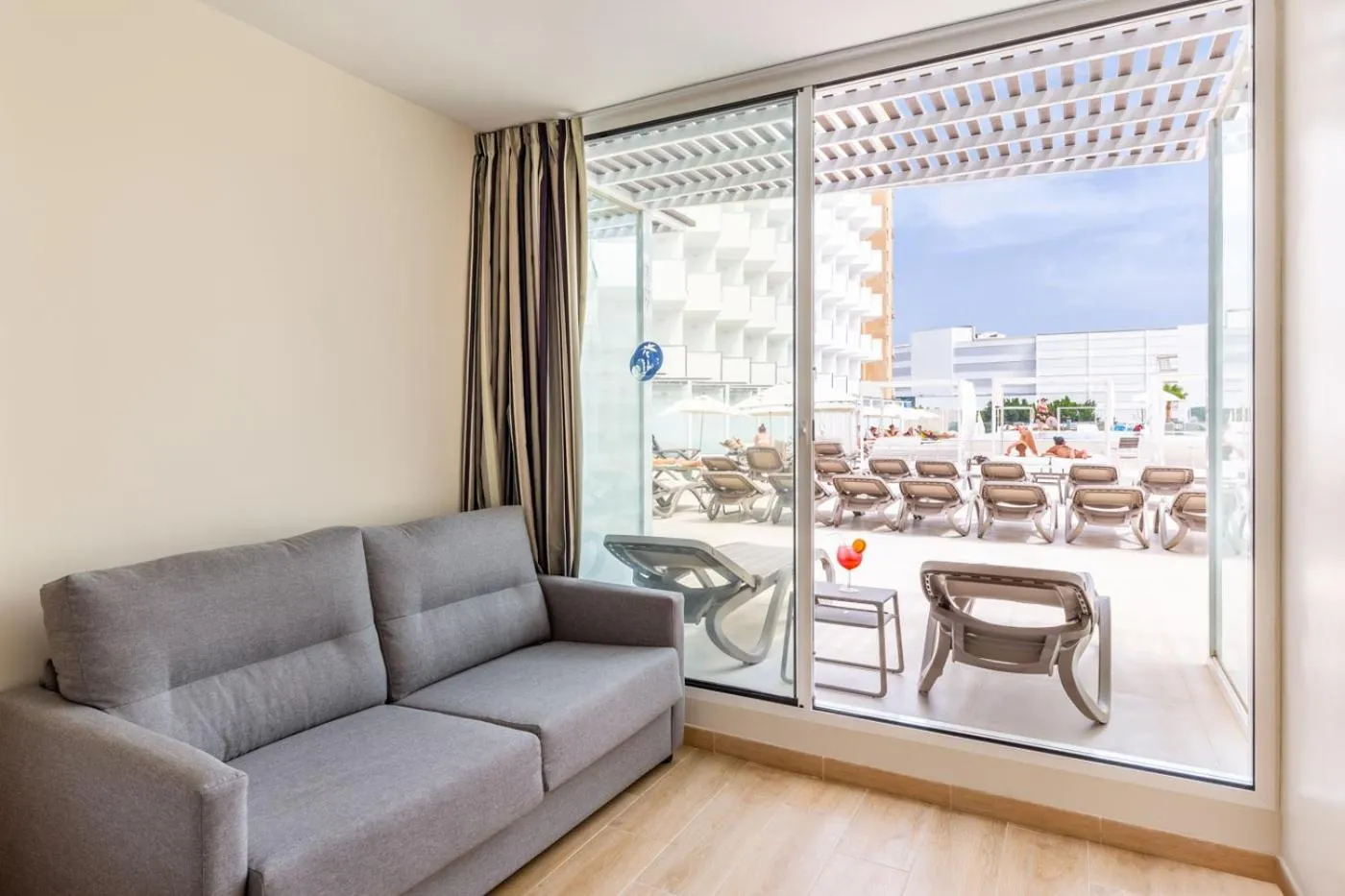 Seating area in Hotel Samos