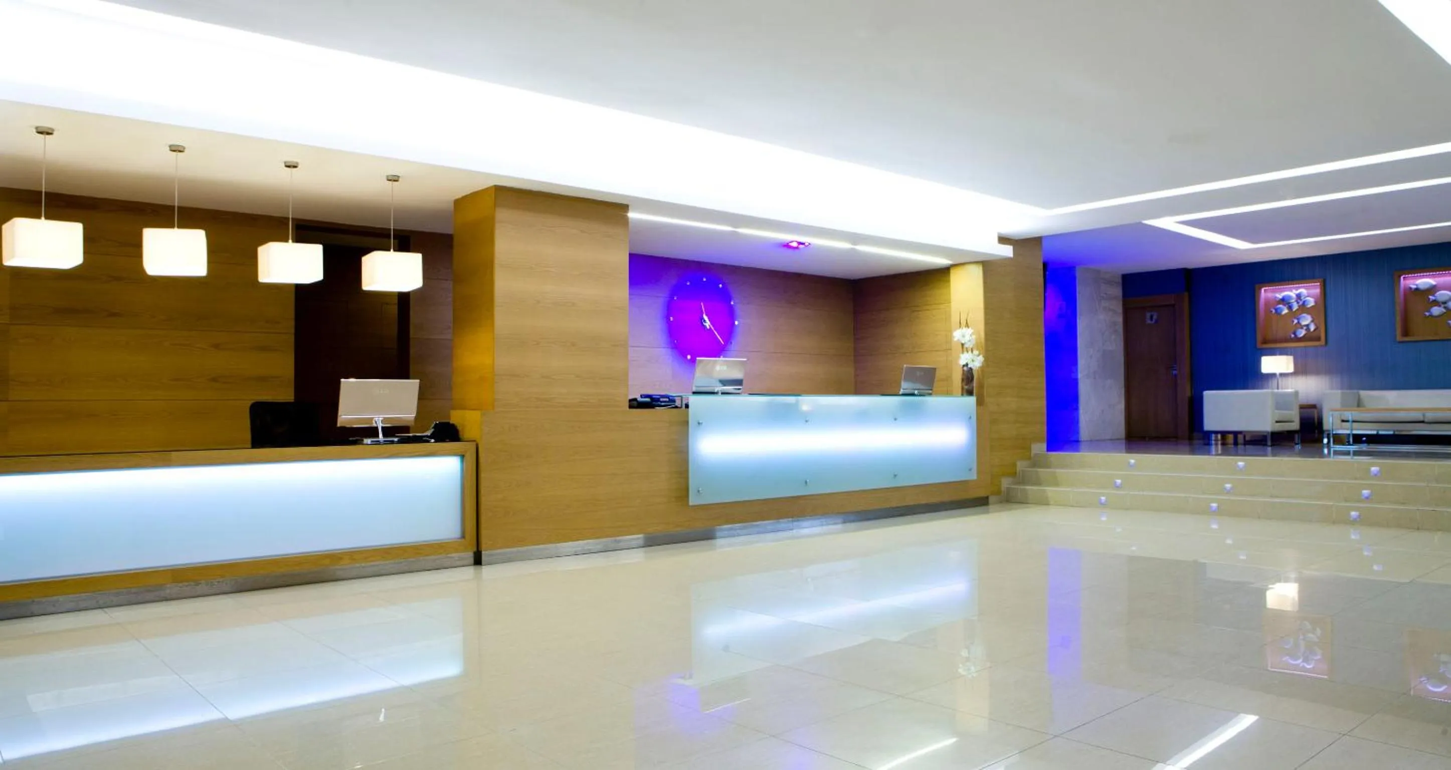Lobby or reception in Hotel Samos
