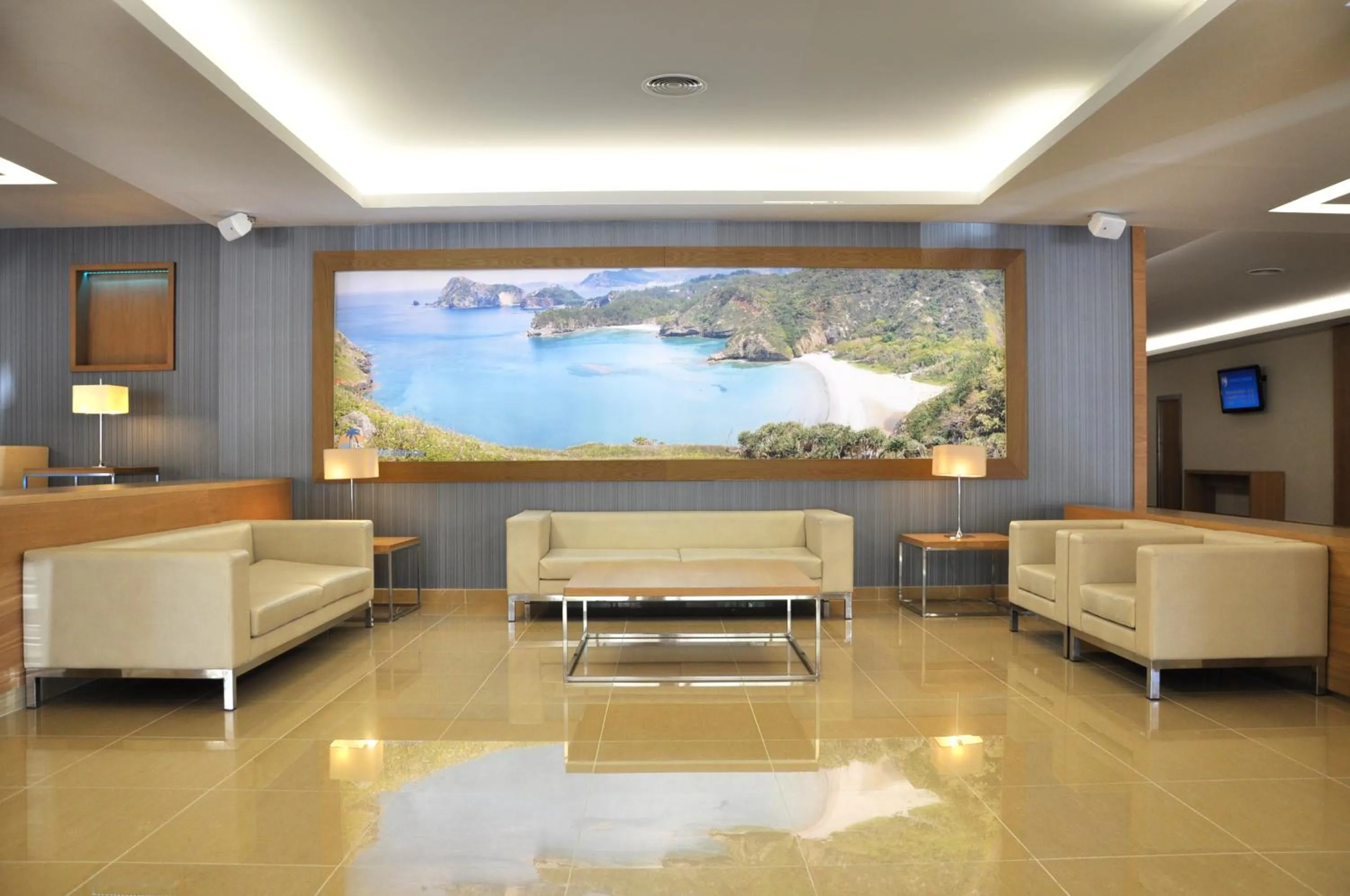 Lobby or reception in Hotel Samos