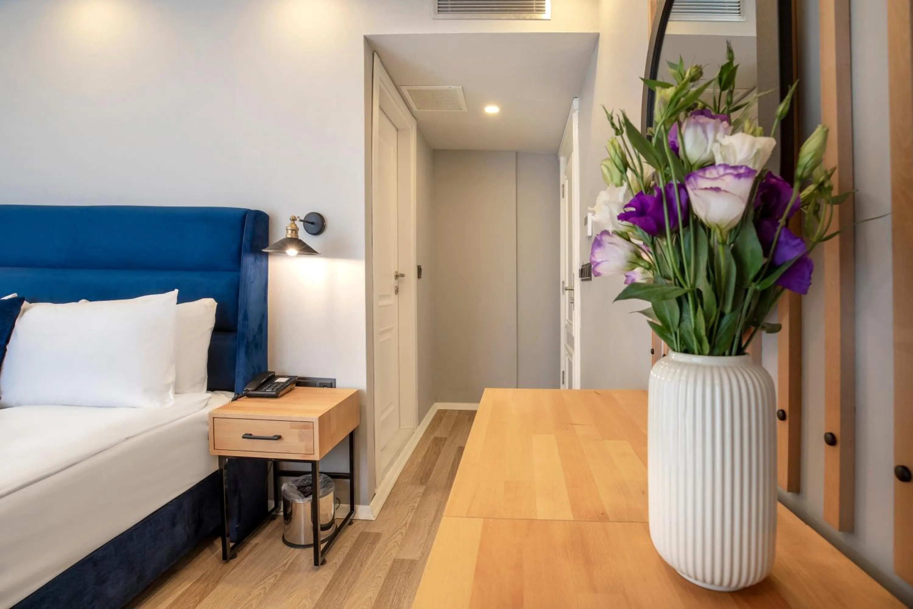 Bed in Union Hotel Karaköy