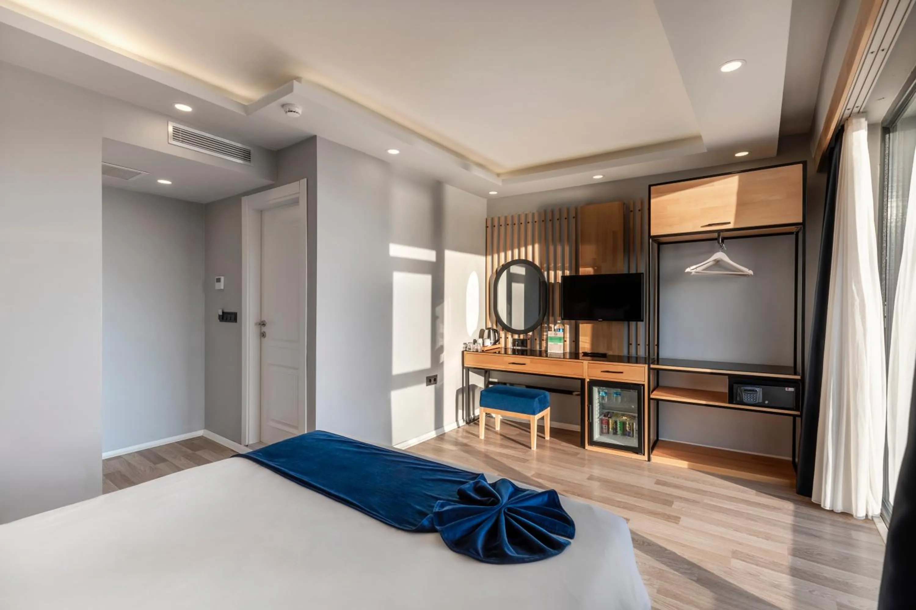 furniture, Bed in Union Hotel Karaköy