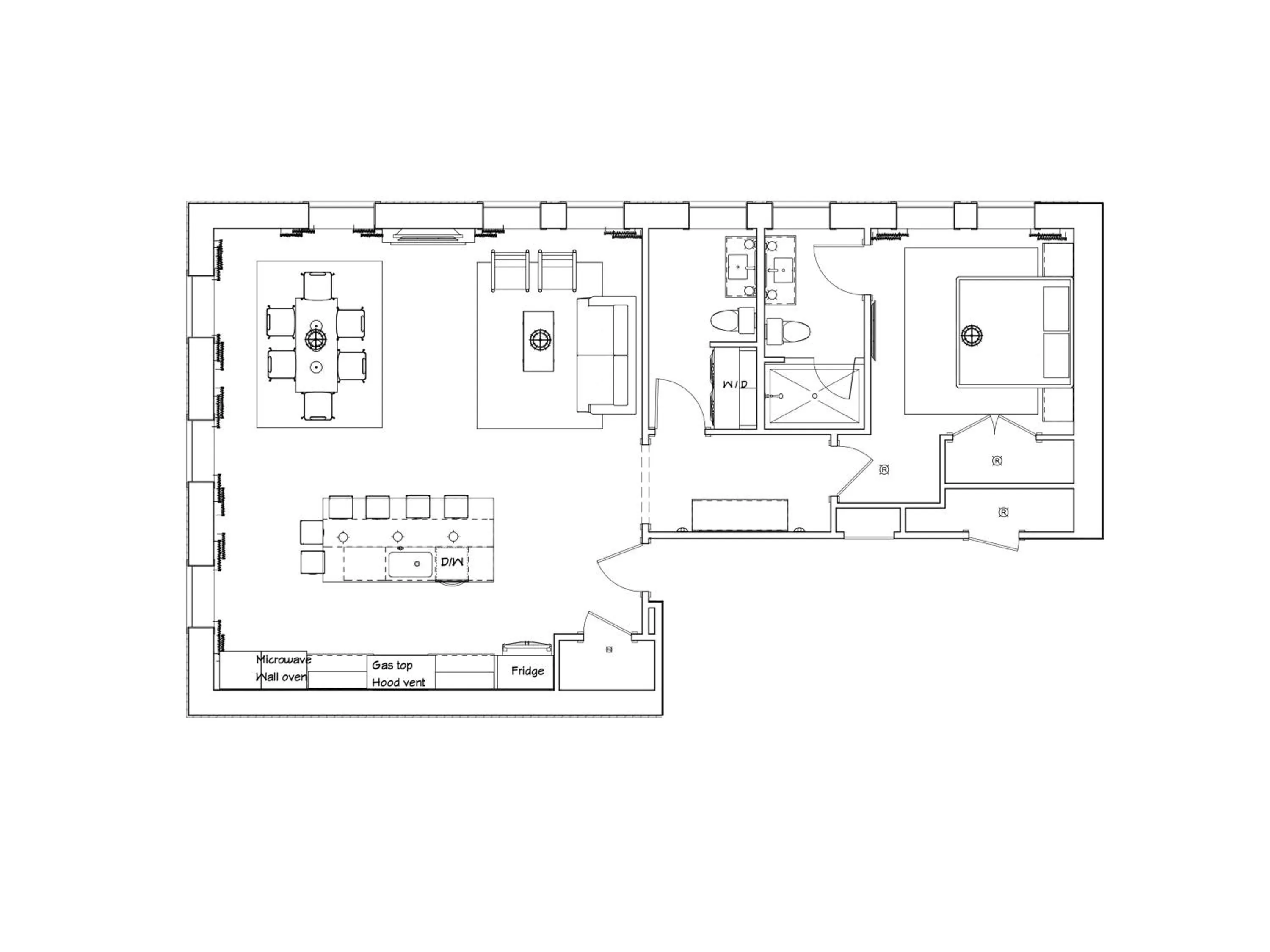 Floor plan in The Bank Hotel Deadwood