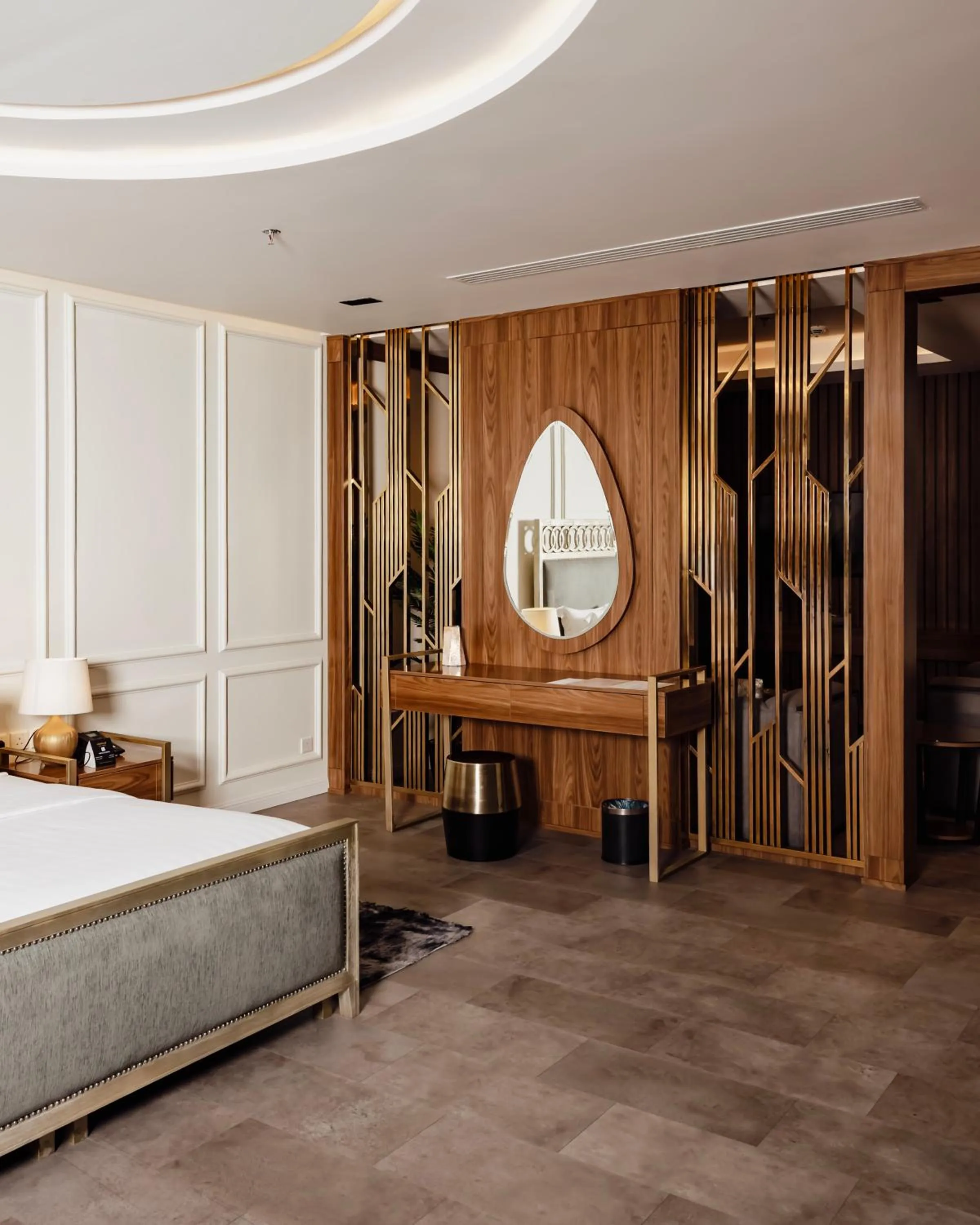 wardrobe, Bed in Villa Misk Alkhobar