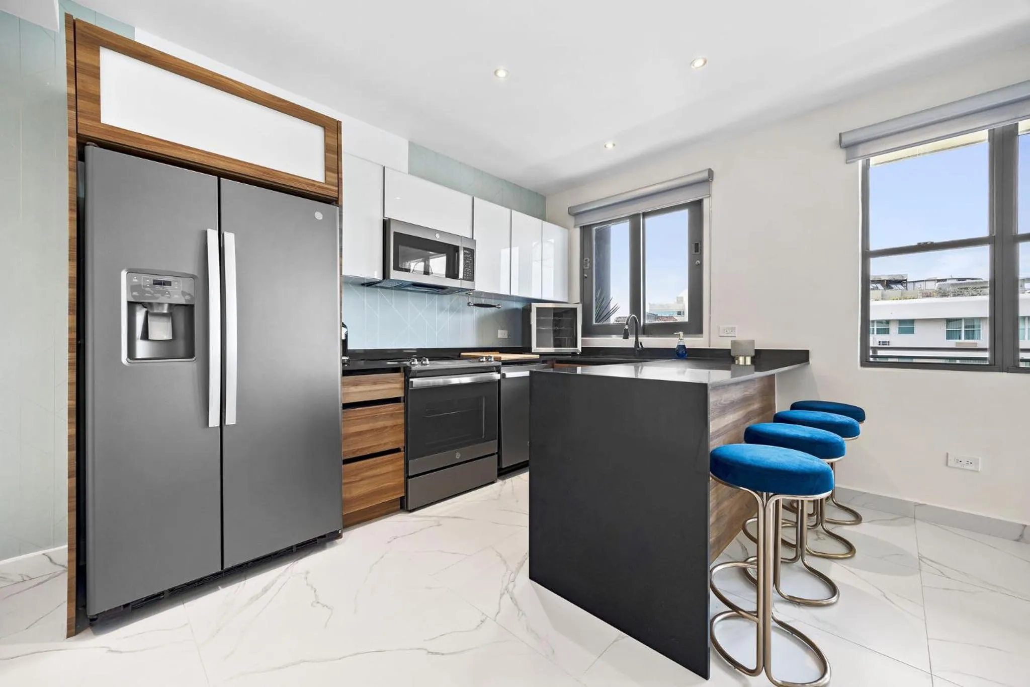 Kitchen or kitchenette in Don Rafa Boutique Hotel & Residences